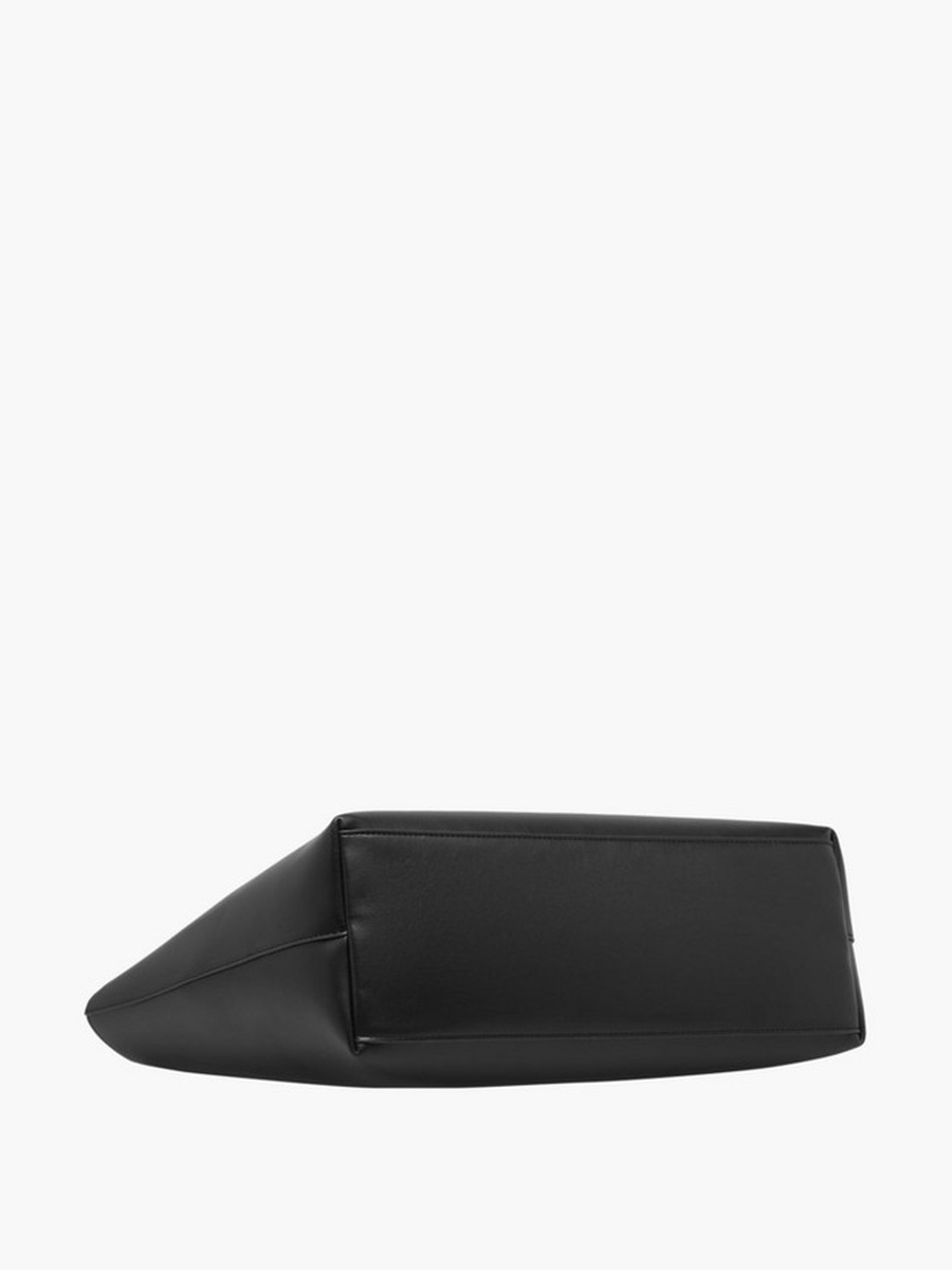 Tassel Detail Tote Bag with Button Closure