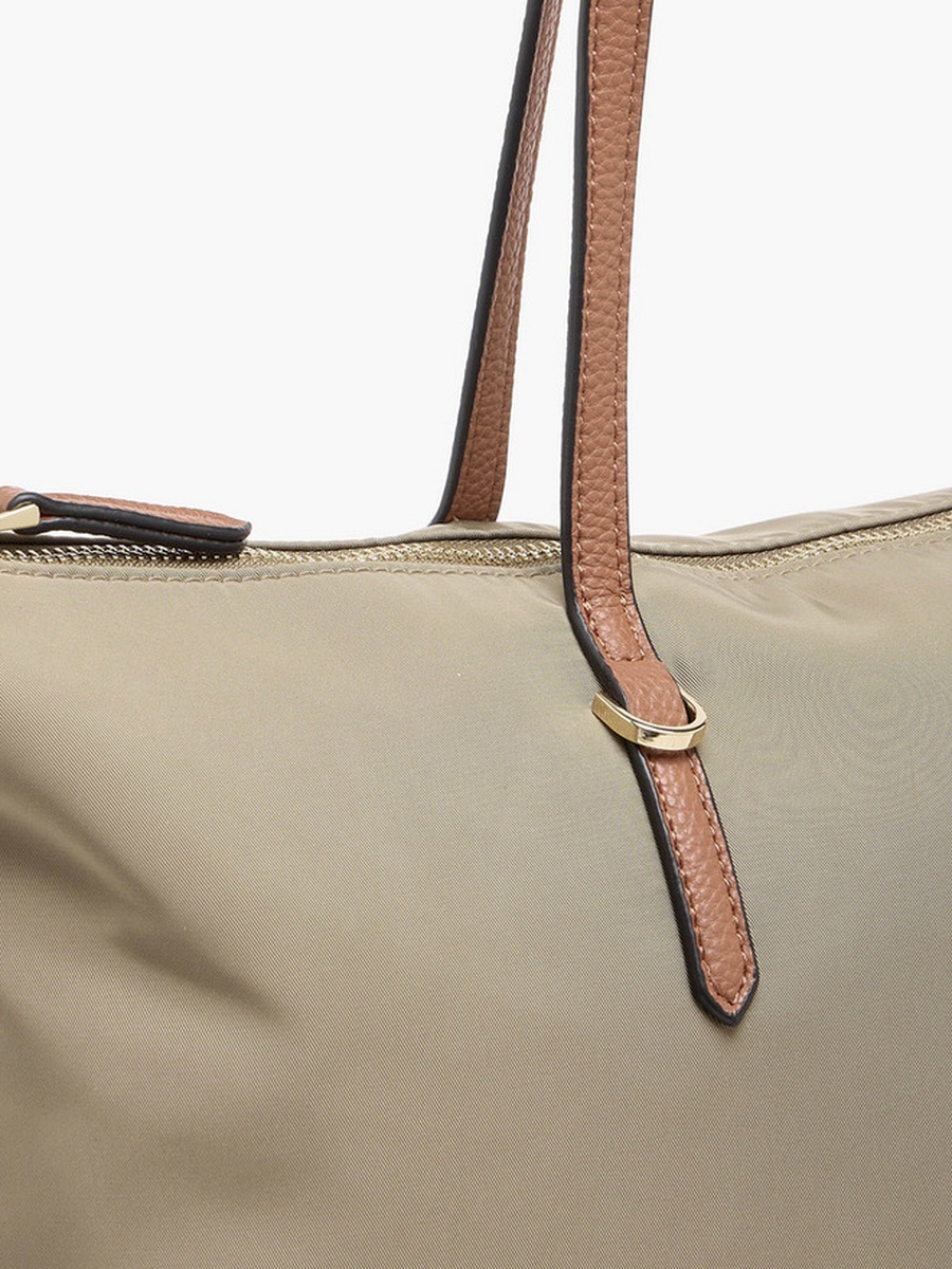 Tote Bag with Contrast Handles