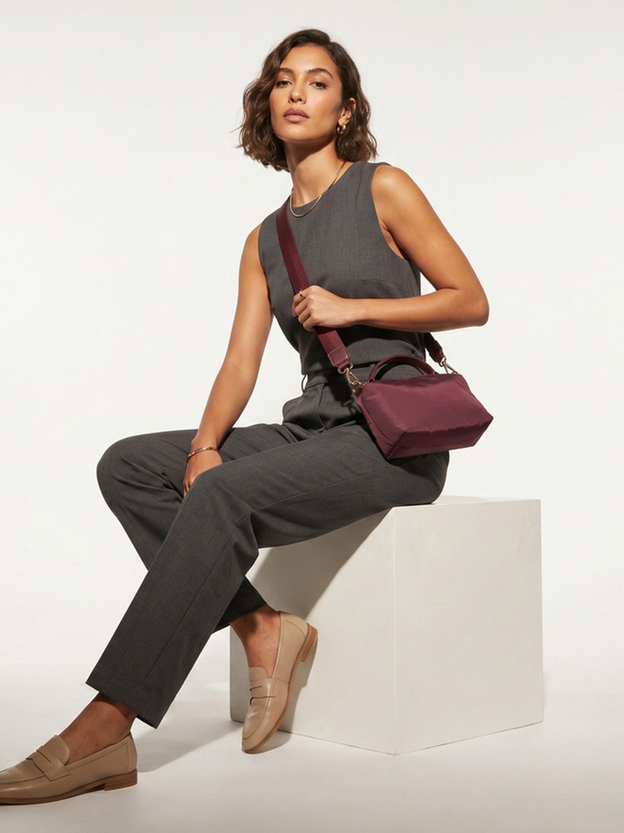 Crossbody Bag with Top Handle
