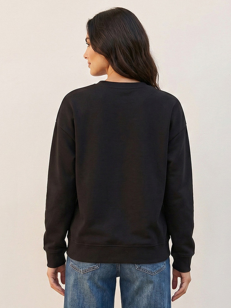 Soft Touch Sweatshirt with Seam Detail
