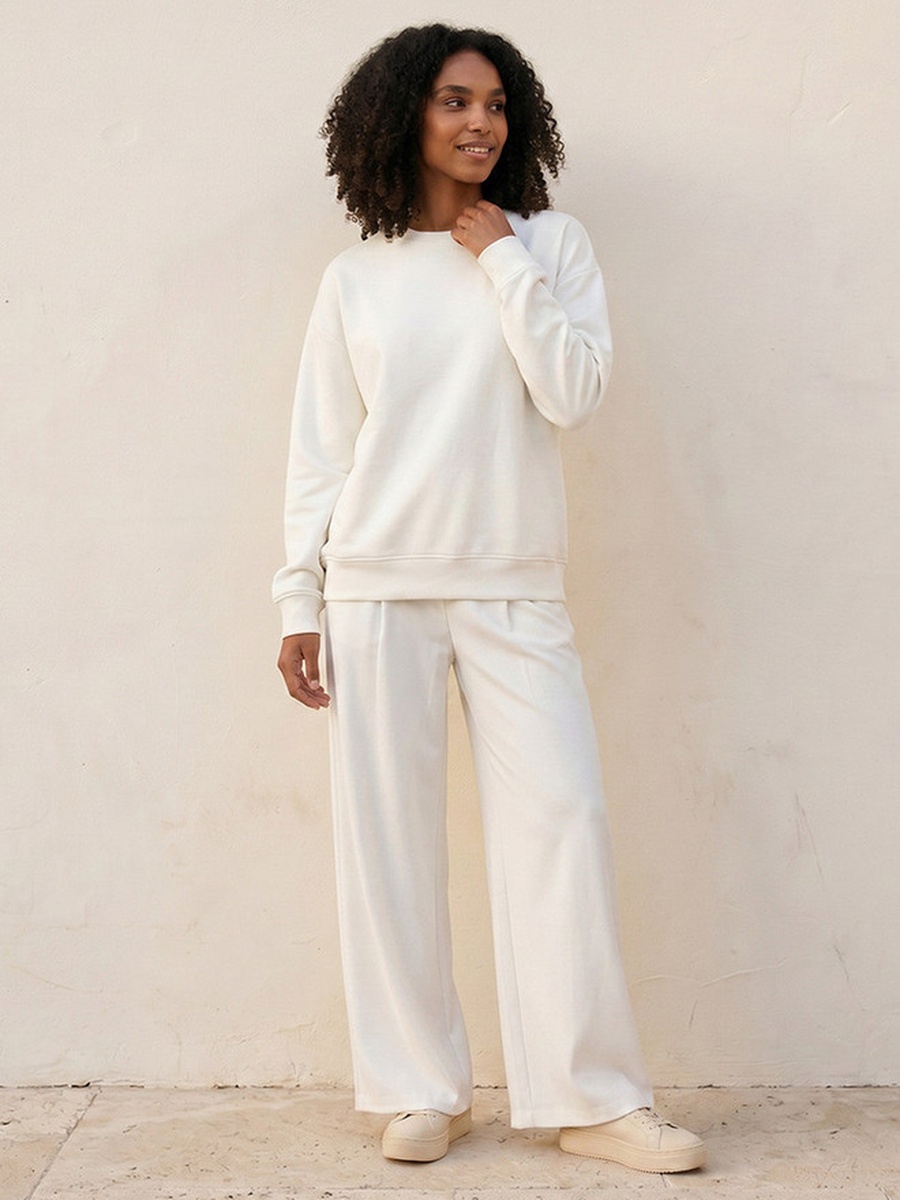 Soft Touch Sweatshirt with Seam Detail