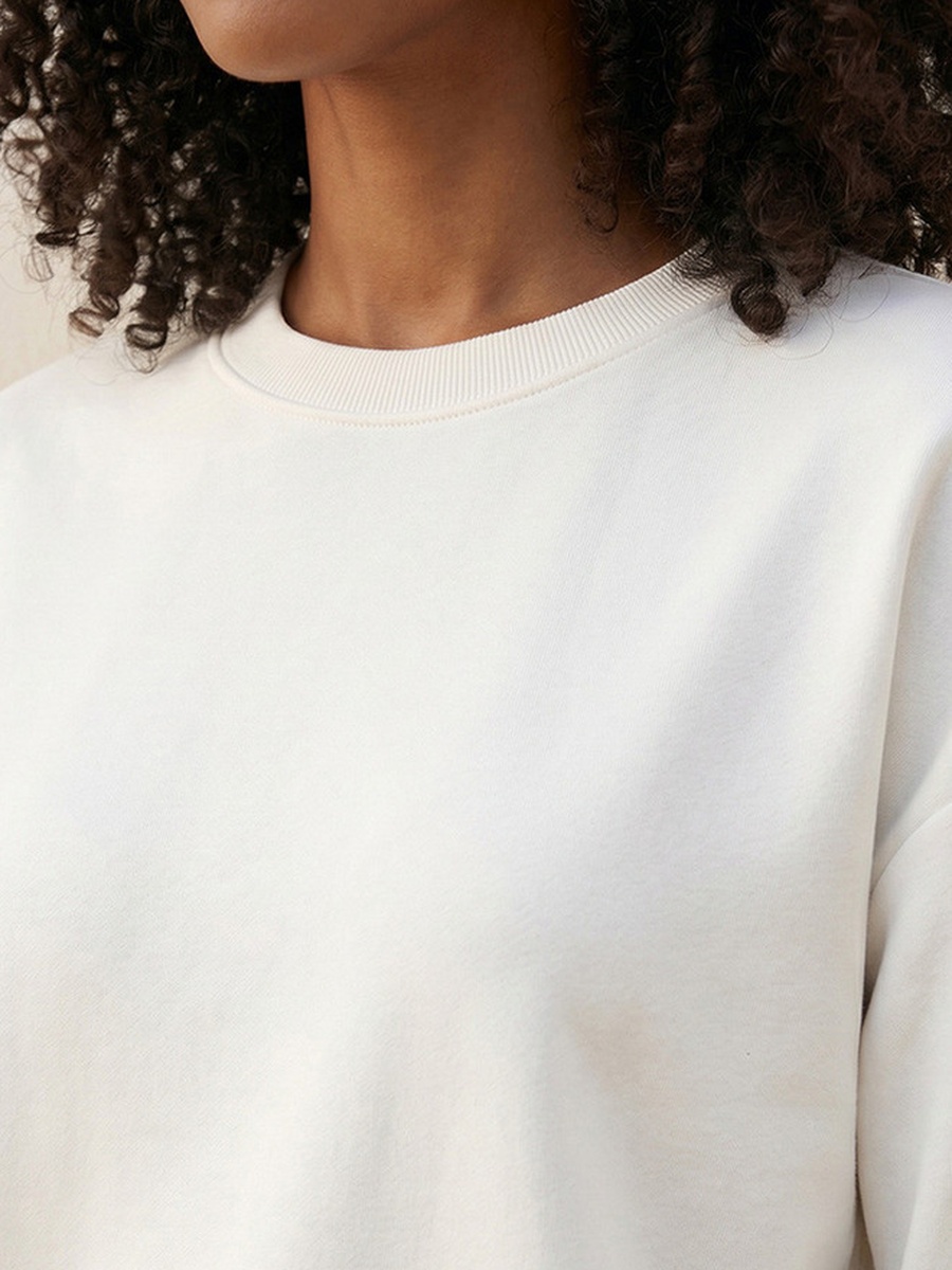 Soft Touch Sweatshirt with Seam Detail