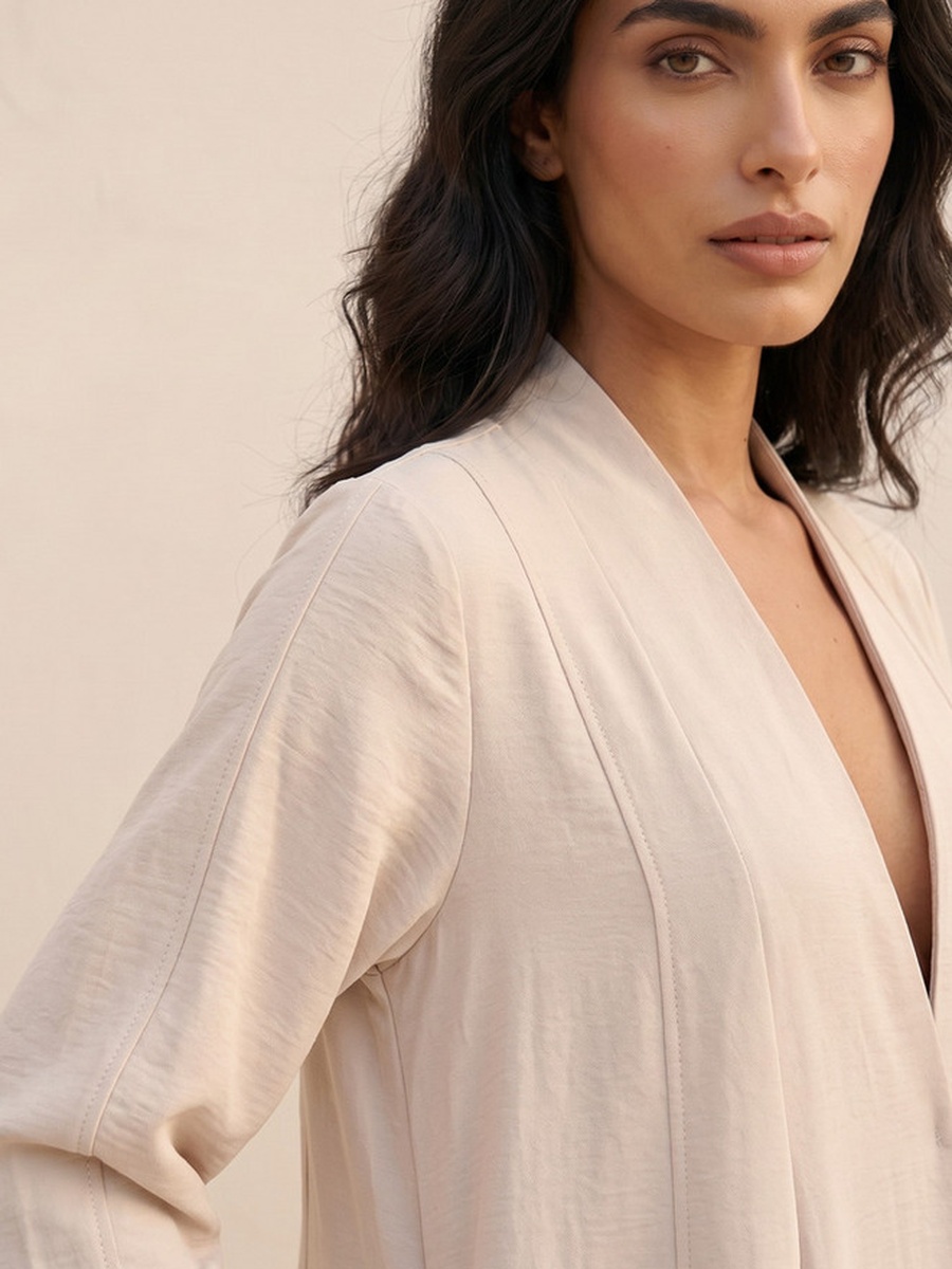Relaxed Fit Longline Shrug