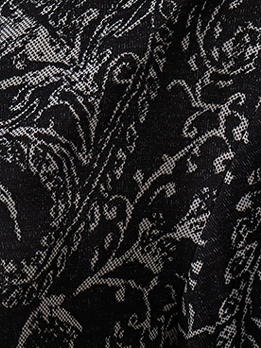 Paisley Print Longline Kimono Shrug