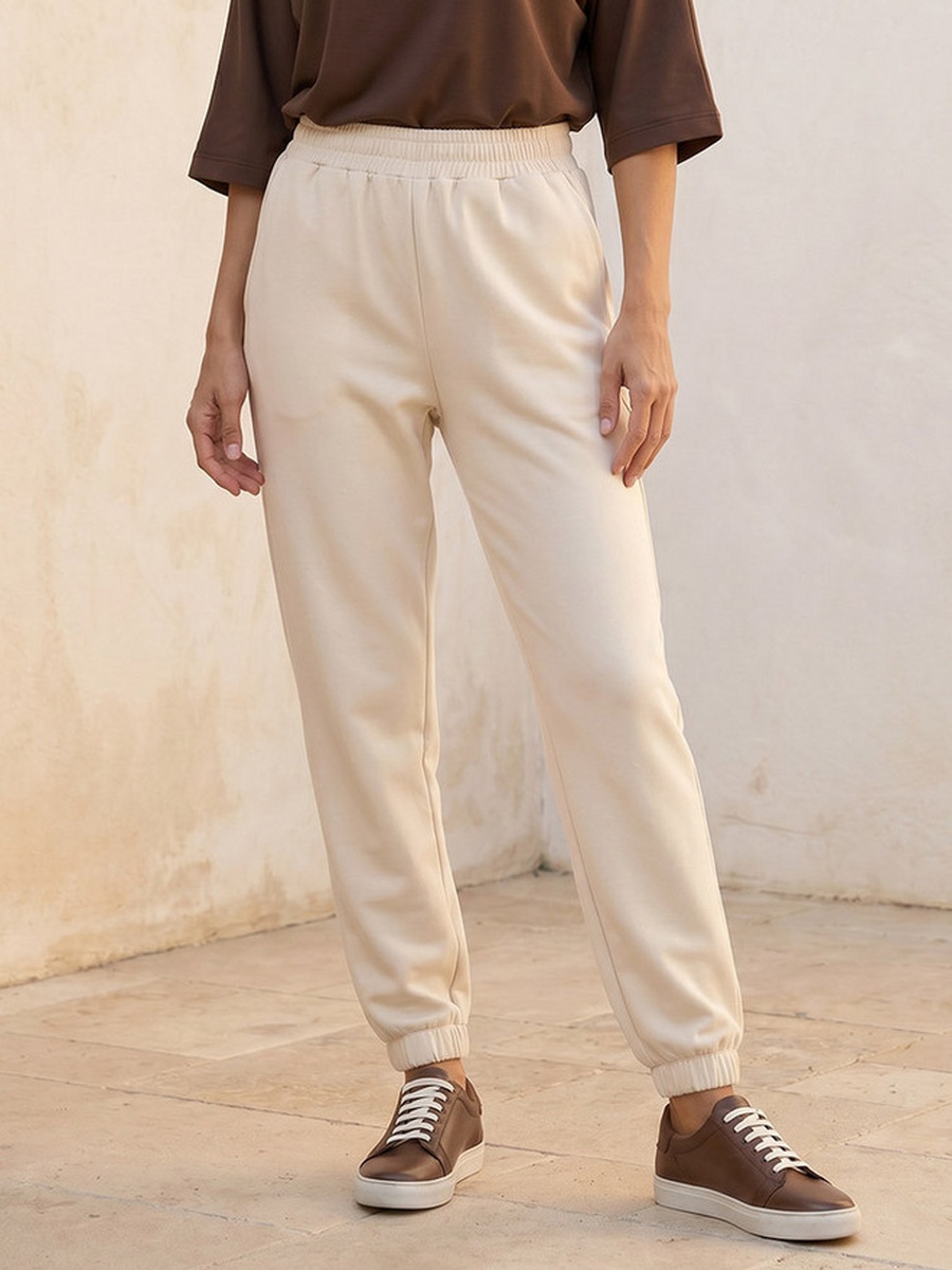 Elastic Waist Modal Joggers Soft Touch