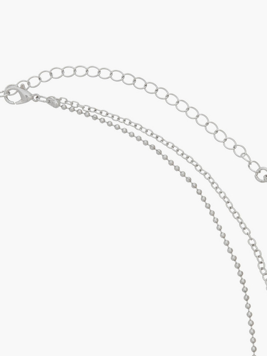 Metal Layered Pendant Necklace