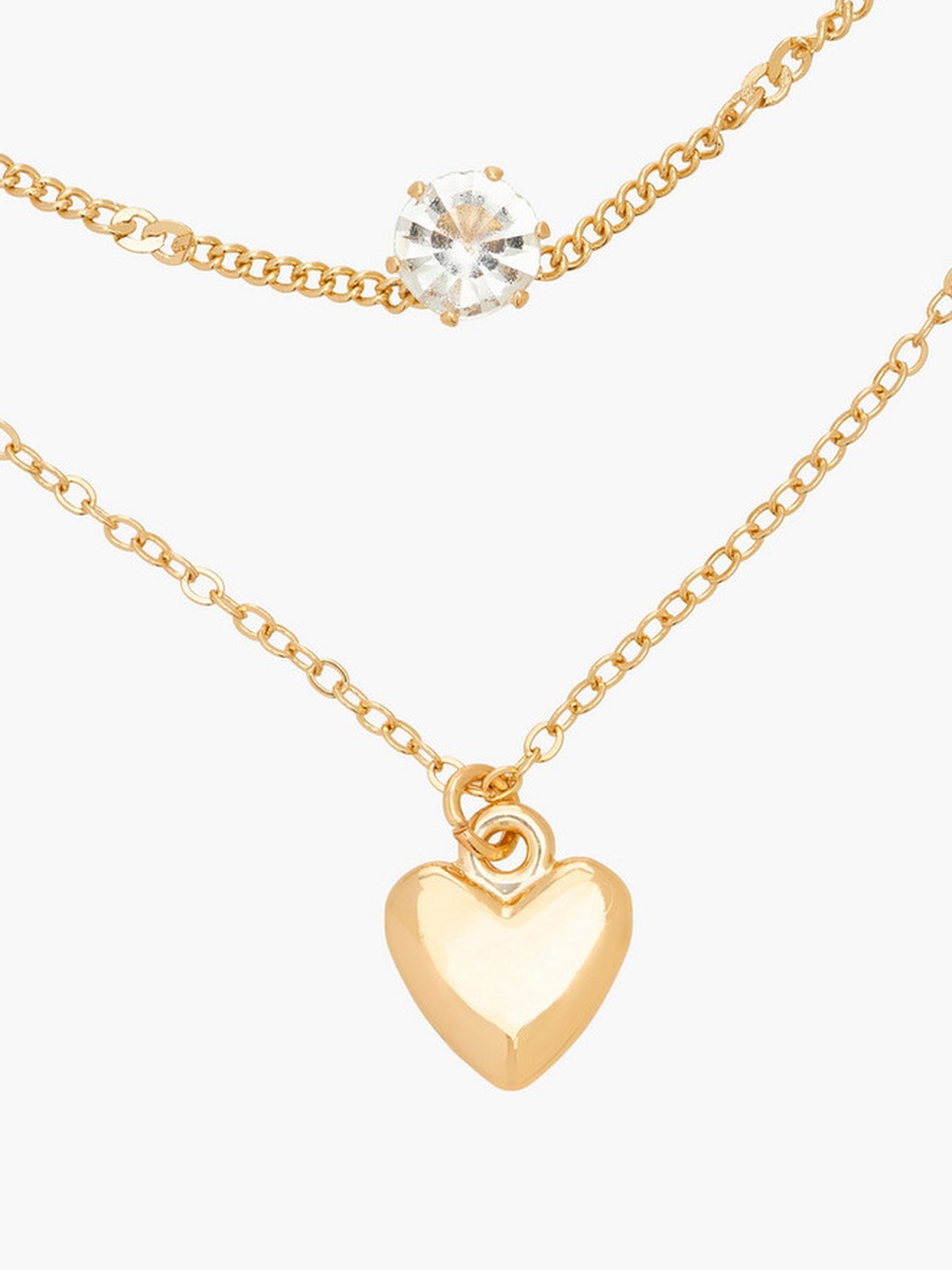 Metal Layered Pendant Necklace