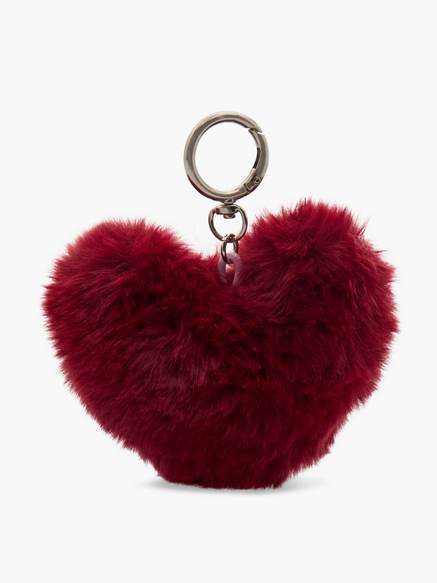 Plush Heart Bag Charm