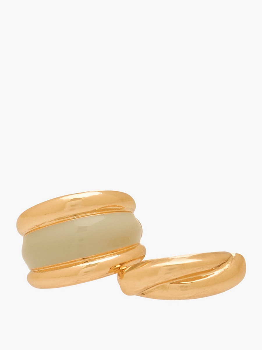 Pack of 3 Assorted Gold Tone Ring