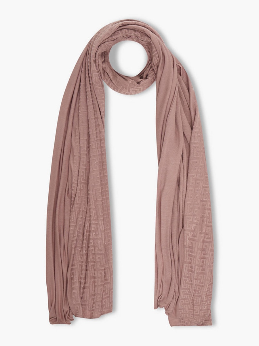Jacquard Textured Viscose Scarf