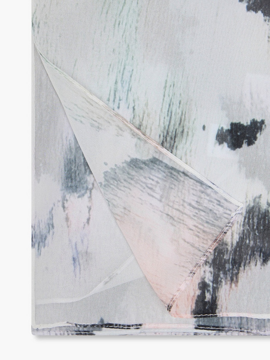 Abstract Print Hijab Scarf