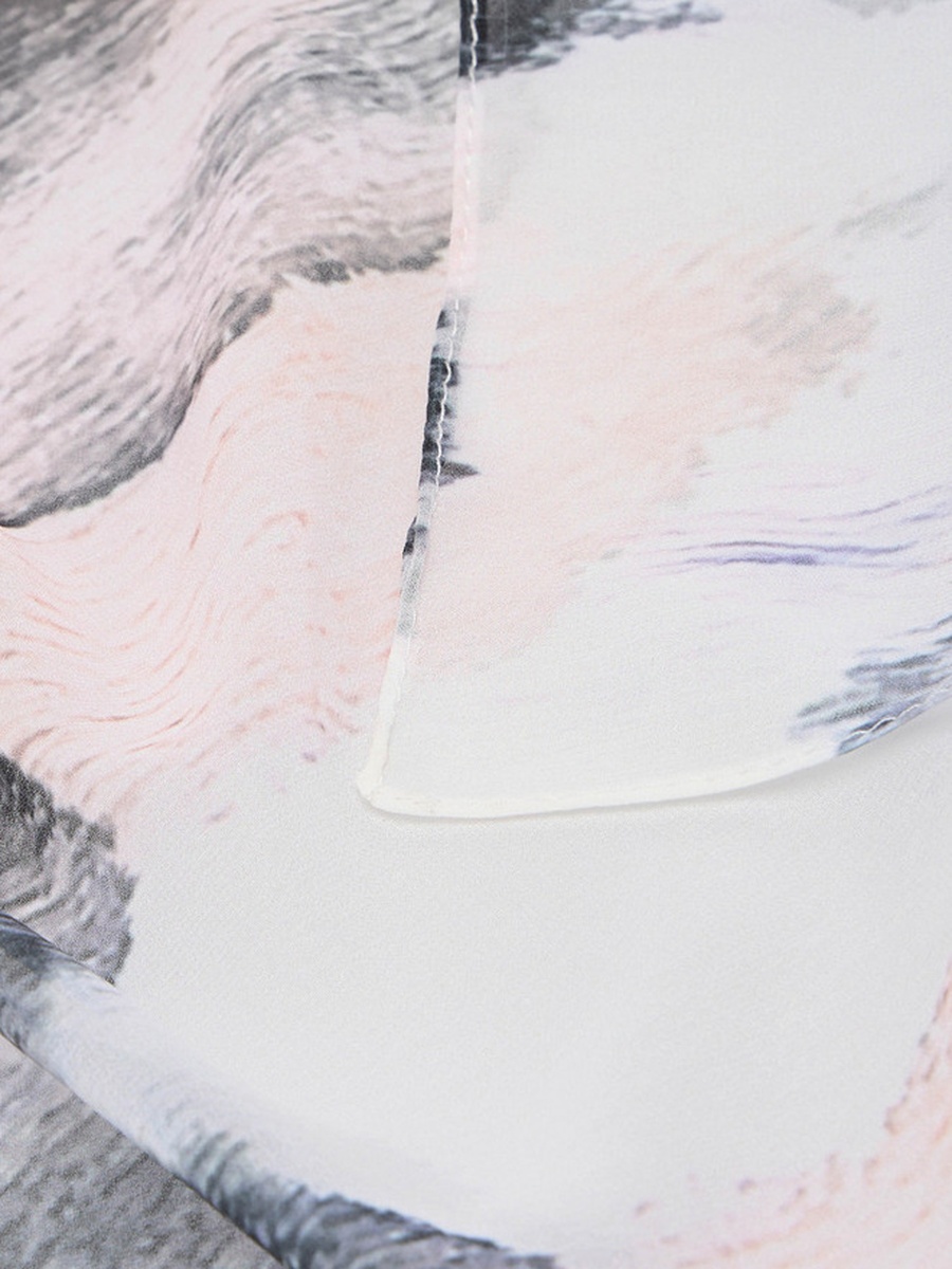 Abstract Print Hijab Scarf