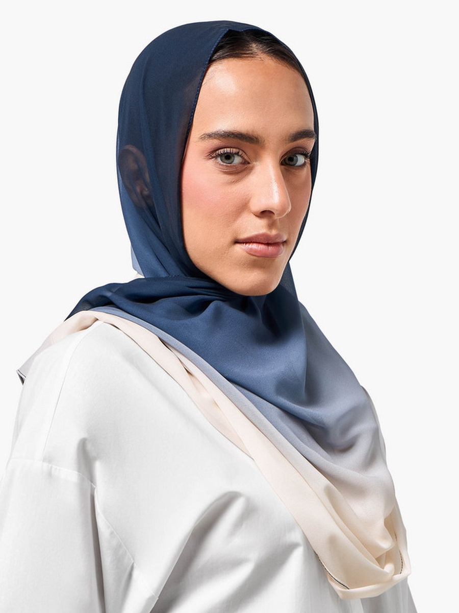 وشاح حجاب أومبري متعدد الألوان