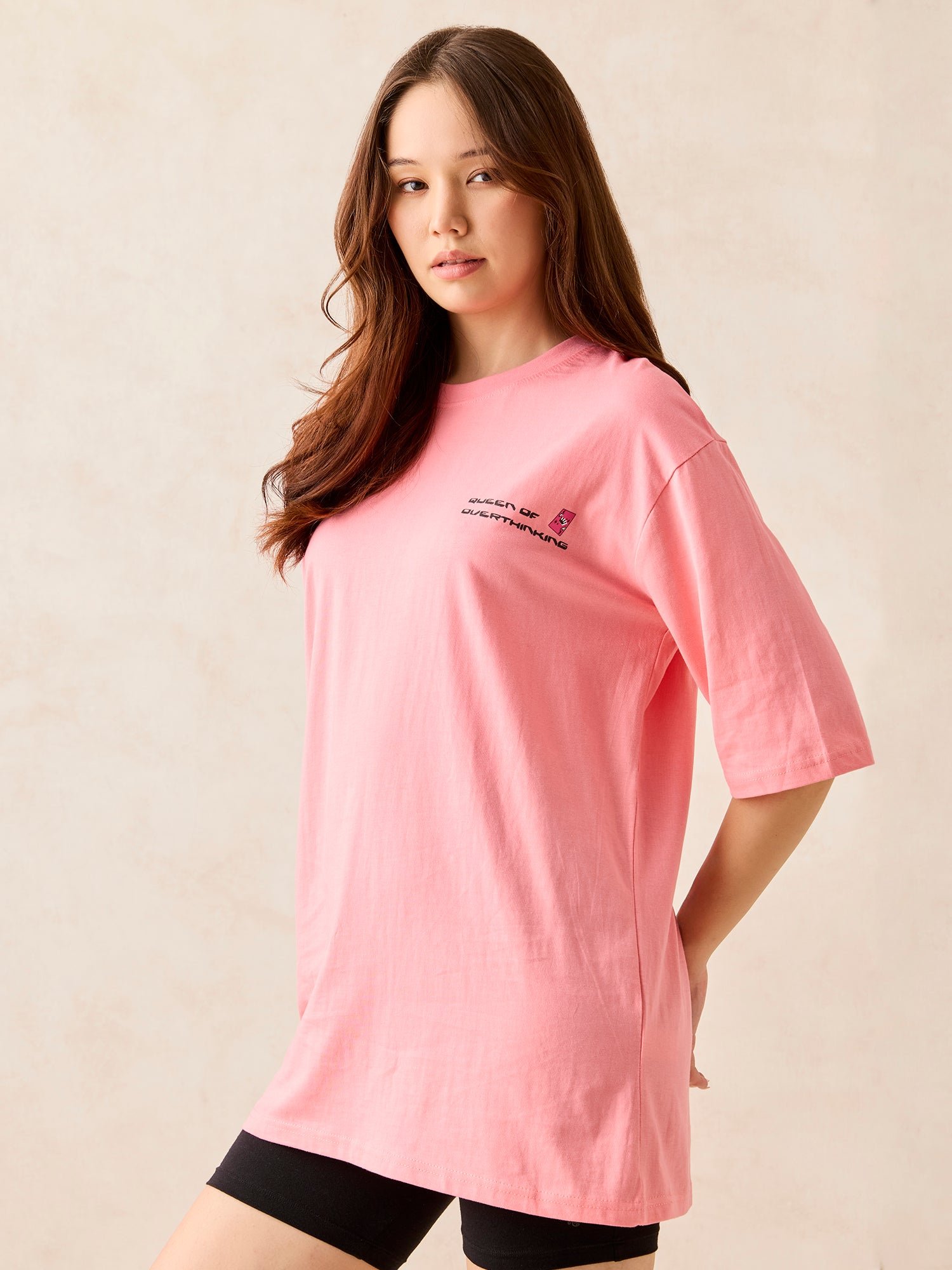 Pink Graphic Short Sleeve T-Shirt