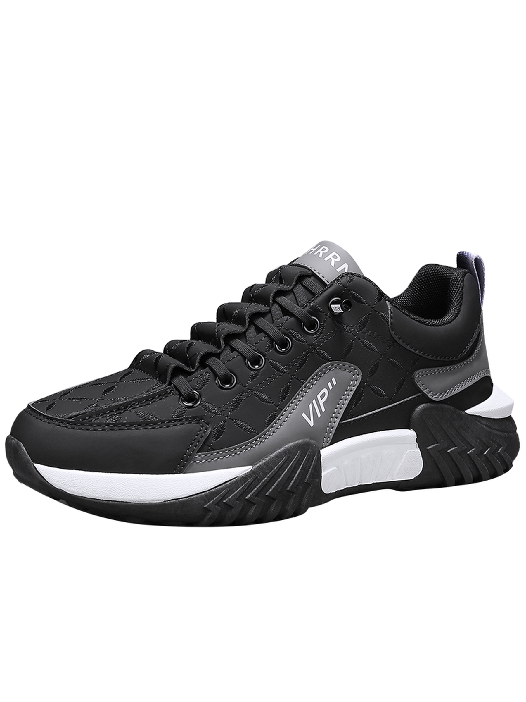 Pull Tab Lace-Up Sneakers