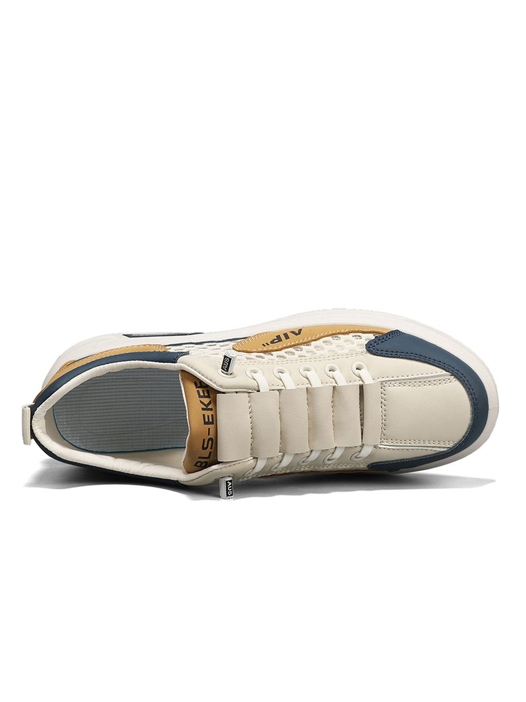 Contrast Panel Casual Sneakers