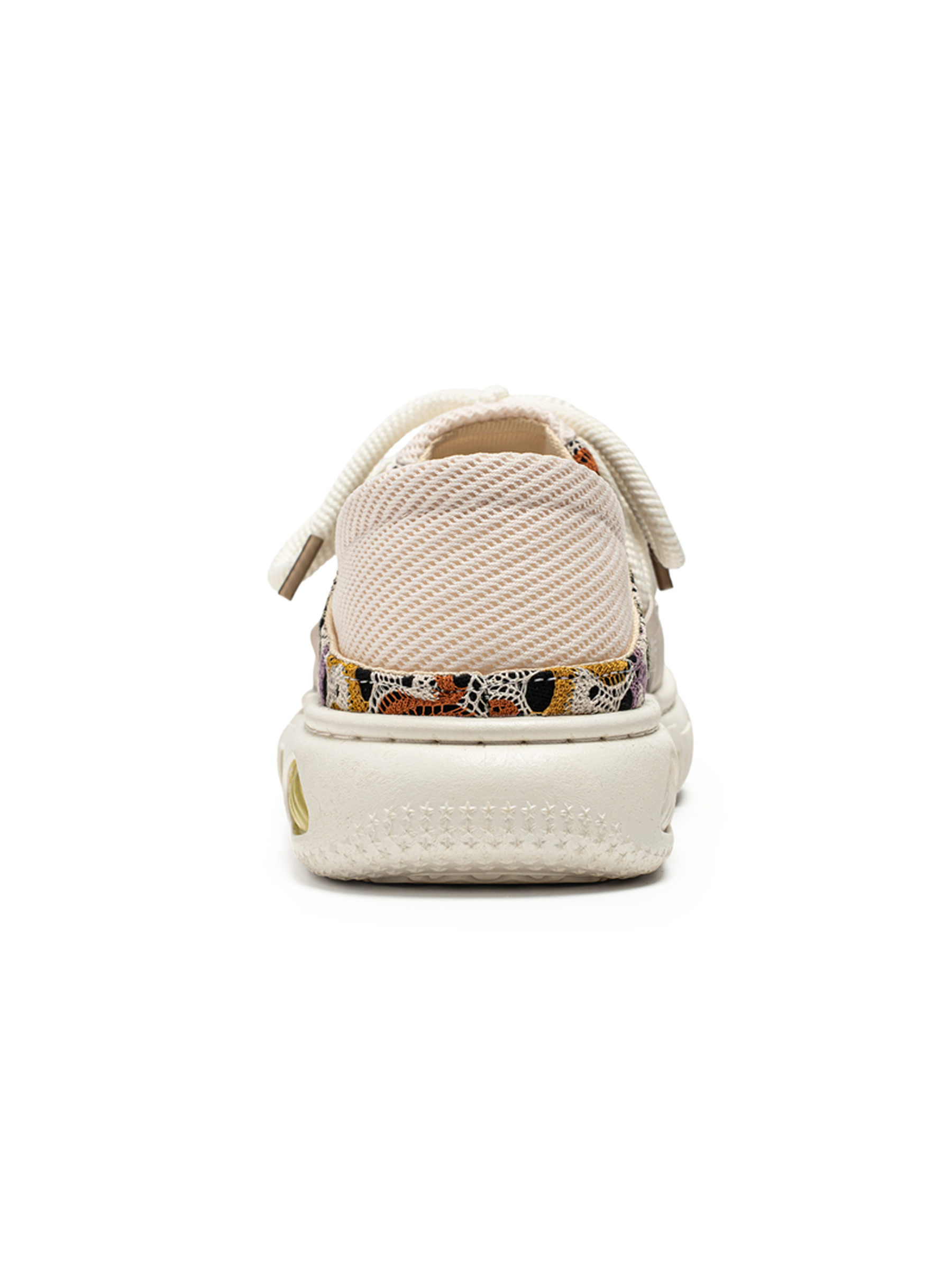Patterned Casual Lace Detail Shoes