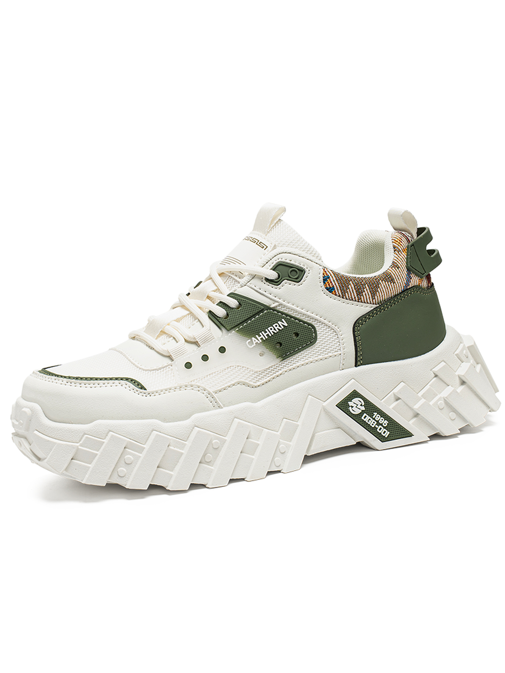 Mens Off White Chunky Sole Sneakers