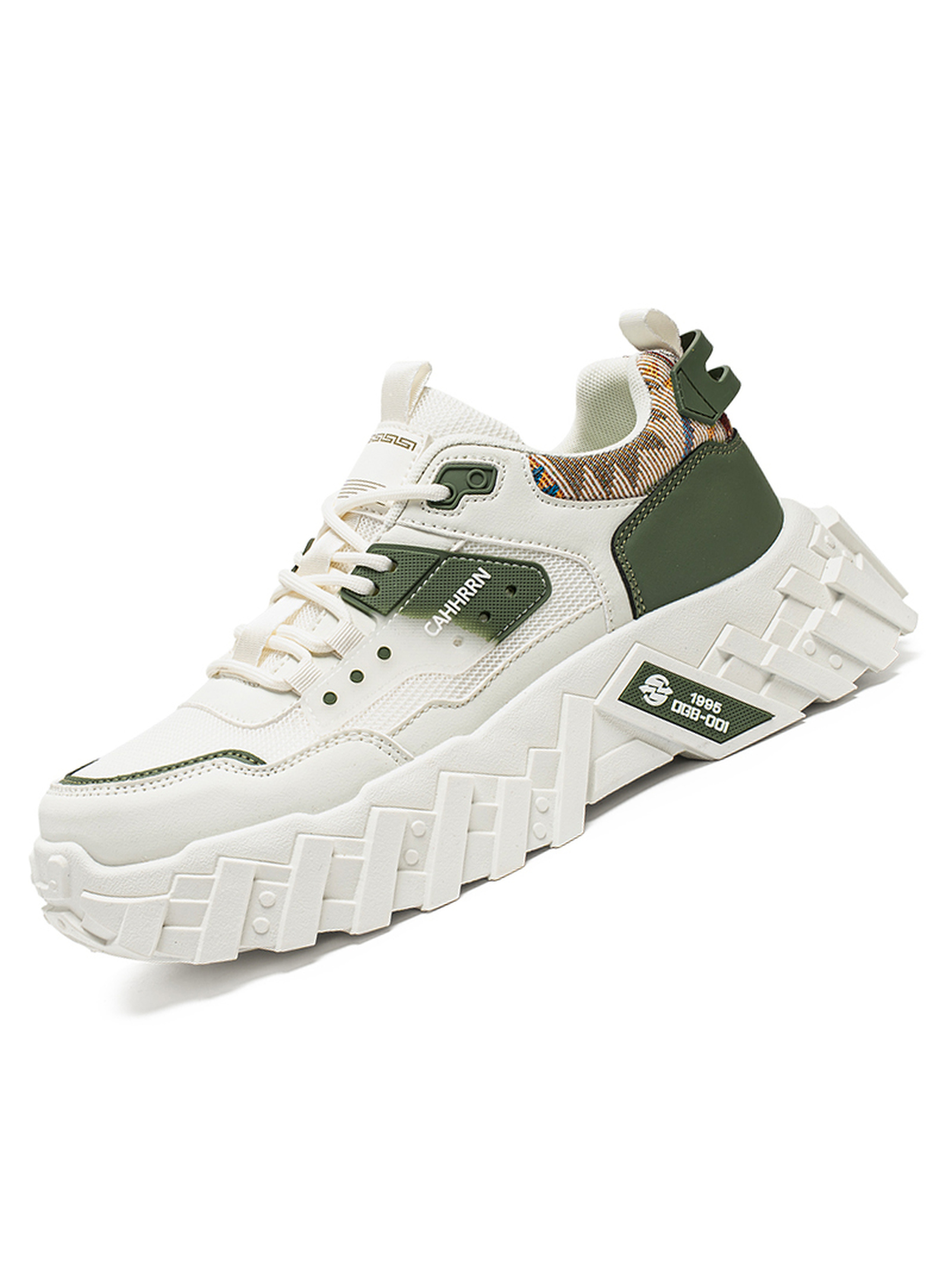 Mens Off White Chunky Sole Sneakers