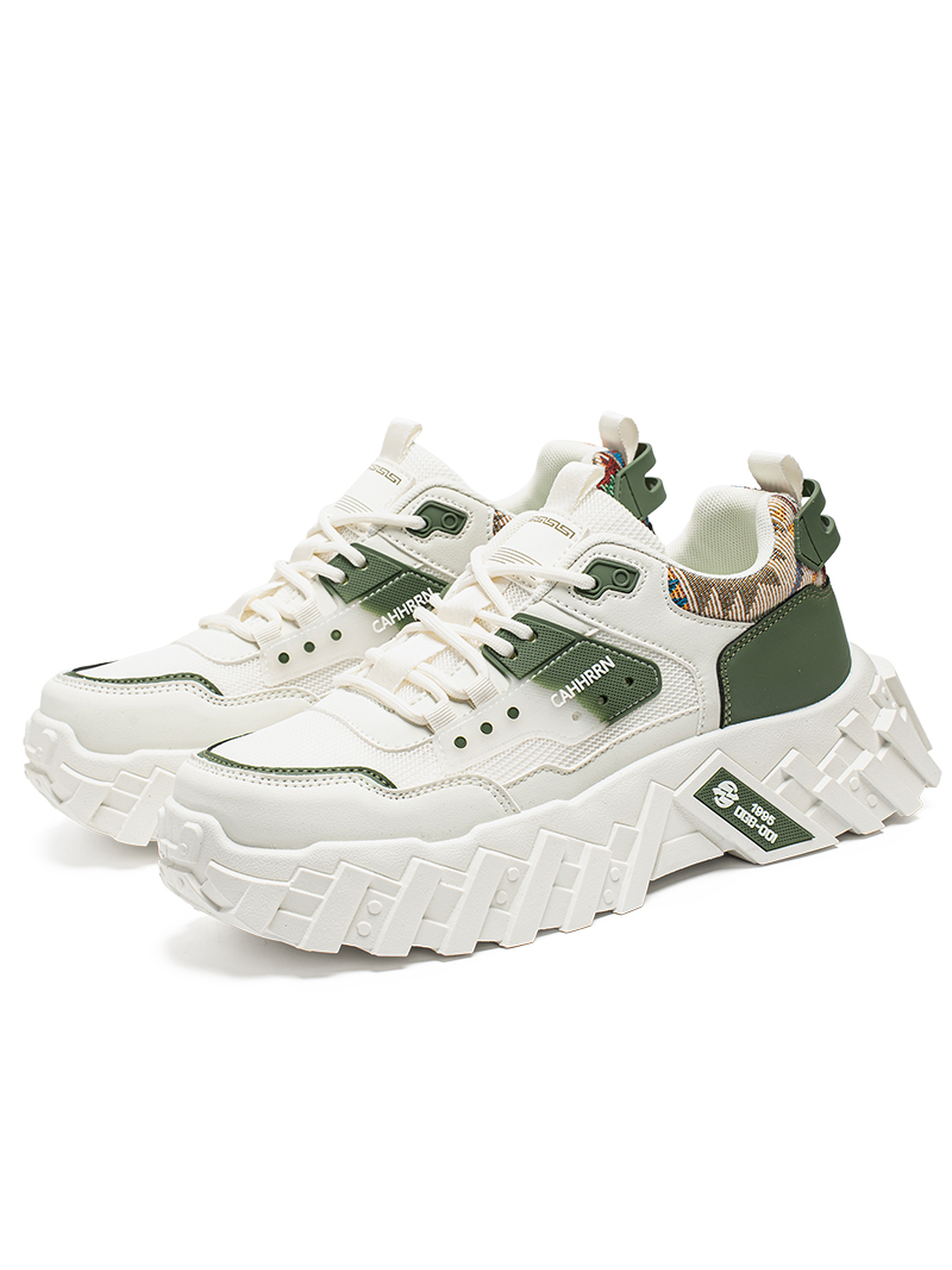 Mens Off White Chunky Sole Sneakers
