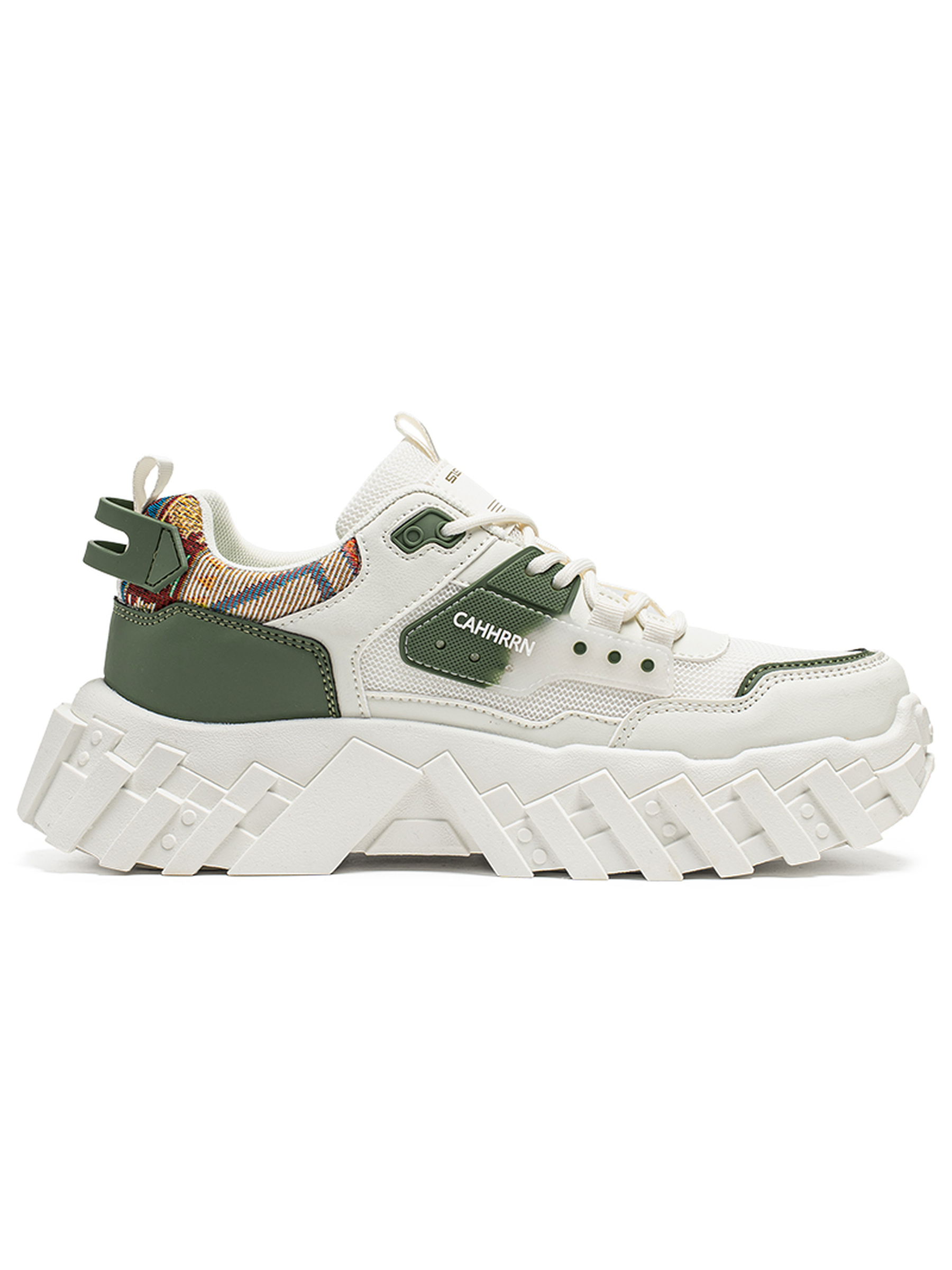 Mens Off White Chunky Sole Sneakers