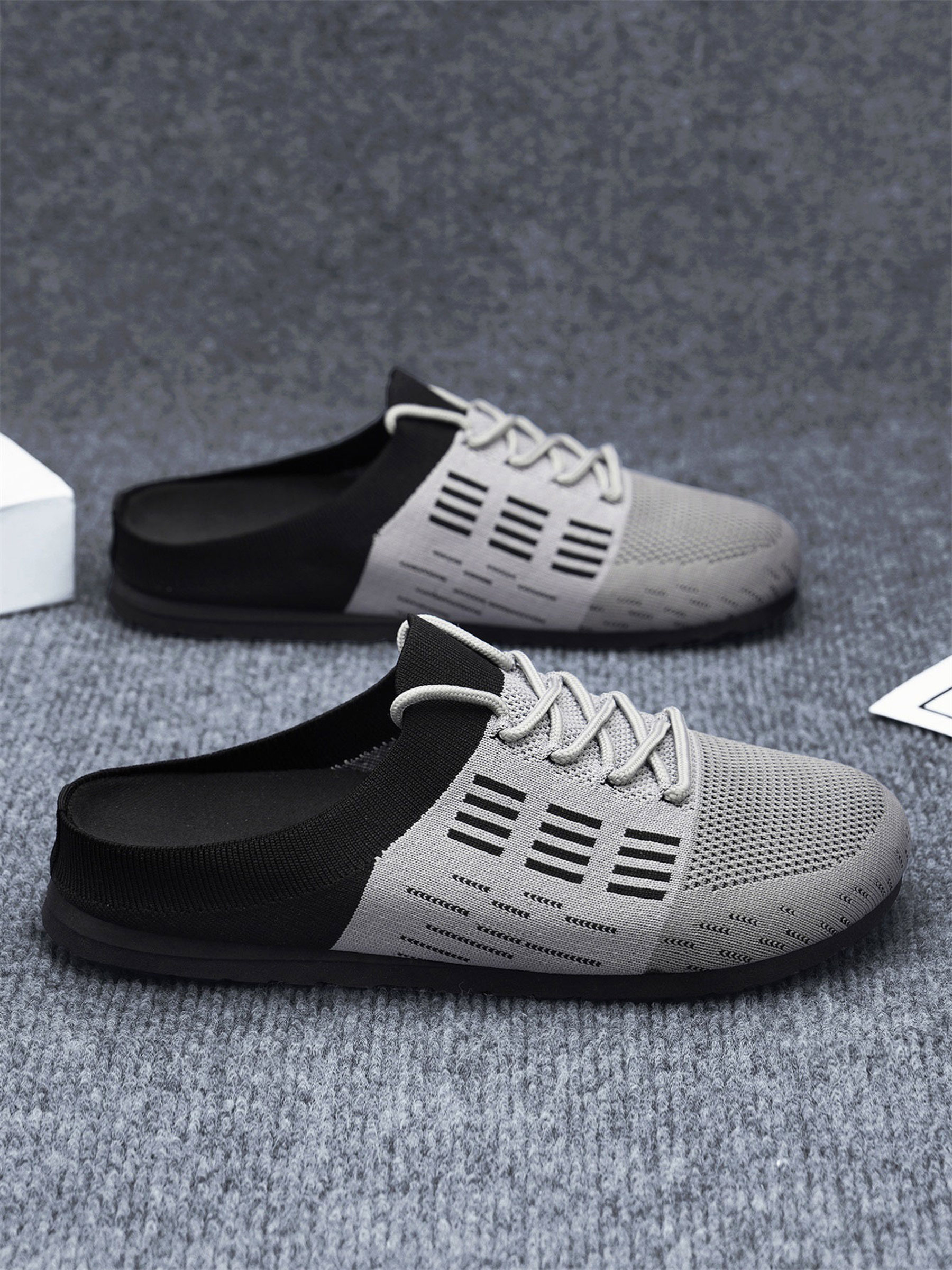 Color Block Slip-On Casual Shoes