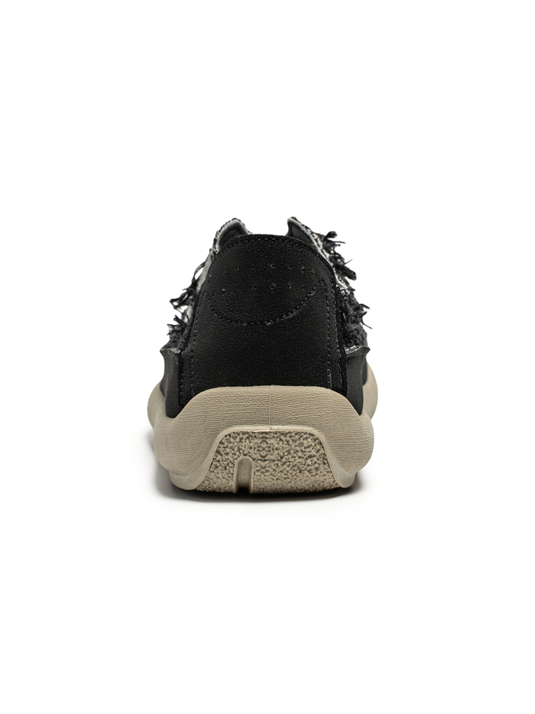 Frayed Checkered Casual Shoes