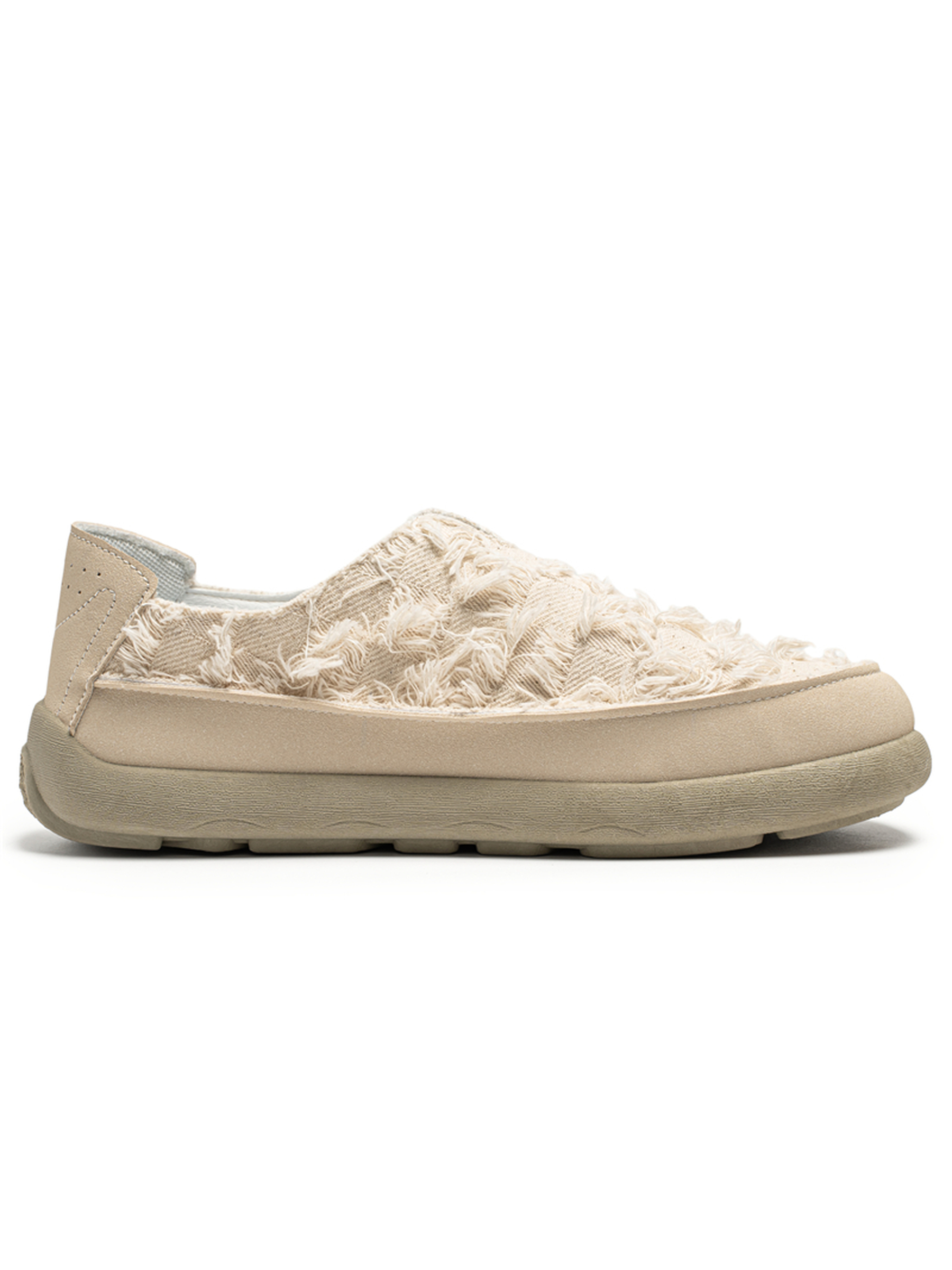 Frayed Slip-On Sneakers