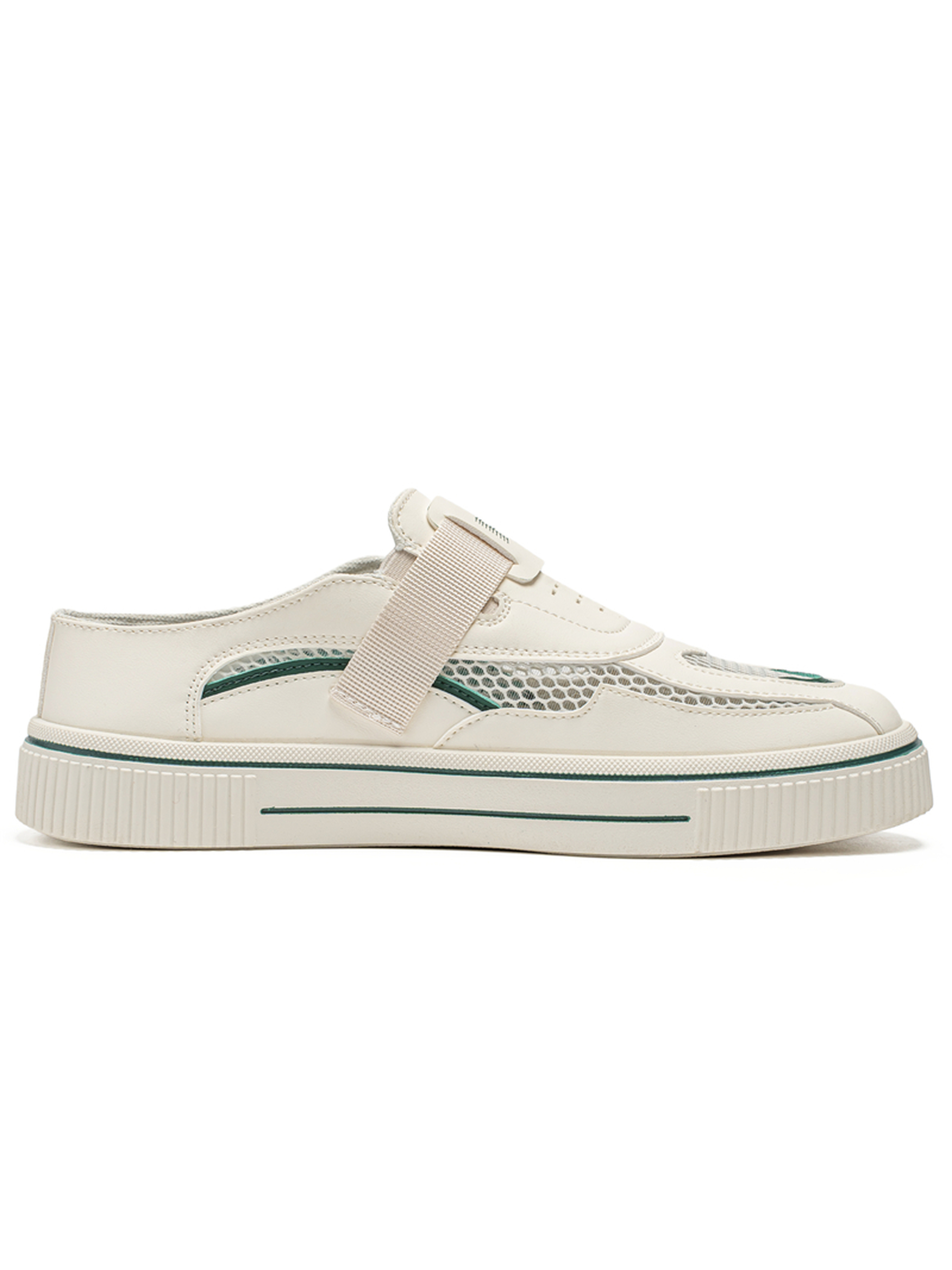 Slip-On Casual Shoes with Mesh Detail