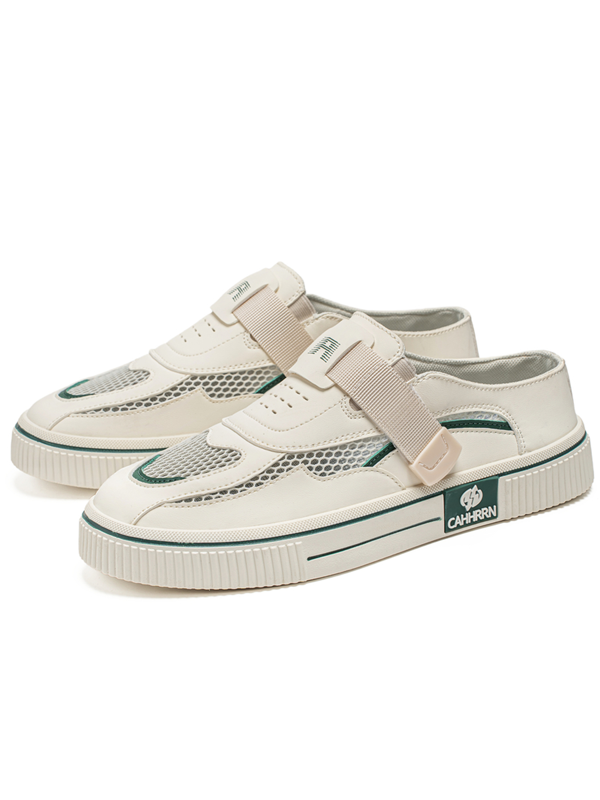Slip-On Casual Shoes with Mesh Detail