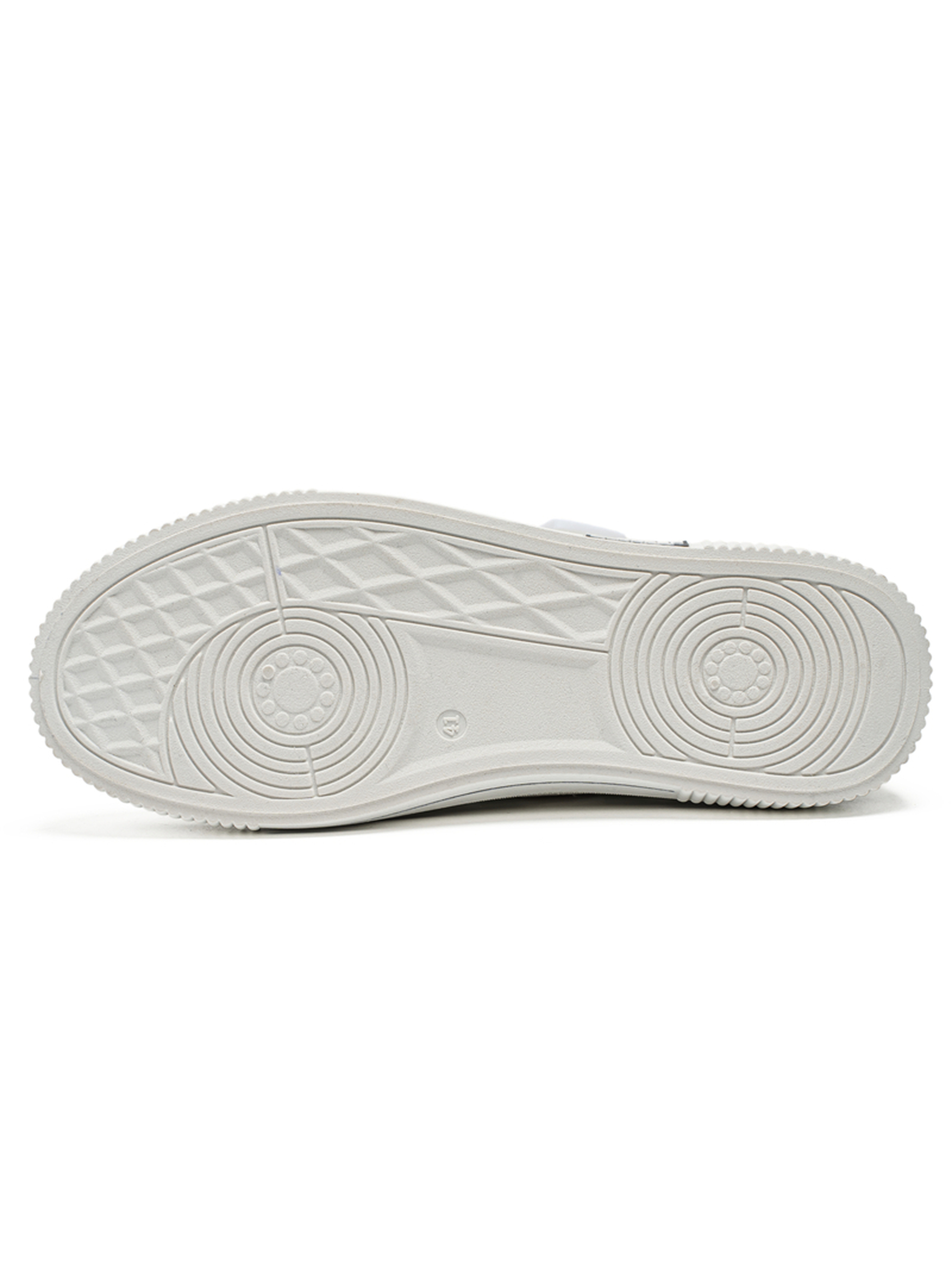 Mens White Slip-On Casual Sneakers with Mesh Detail