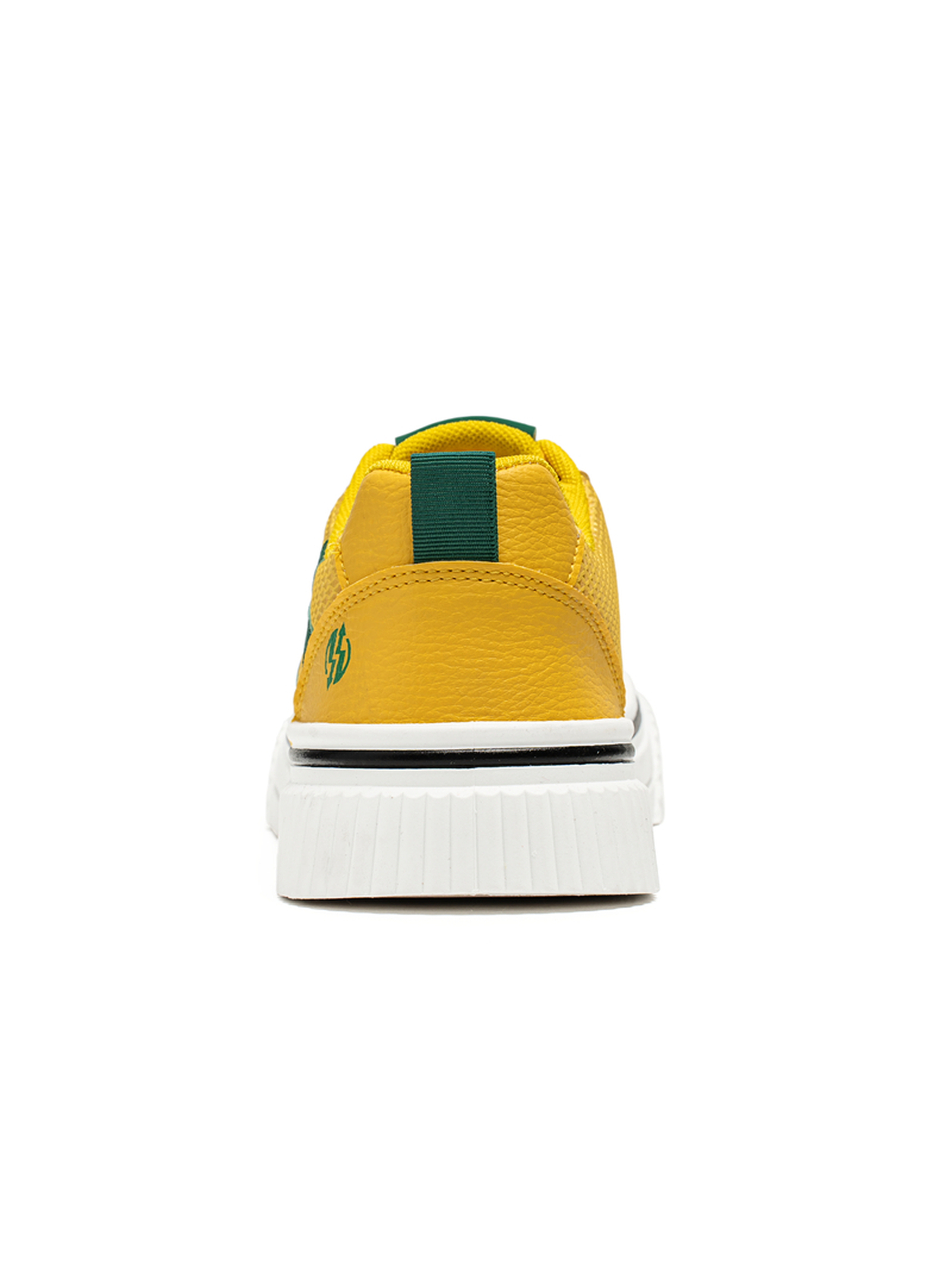 Mens Vibrant Yellow and Green Mesh Sneakers