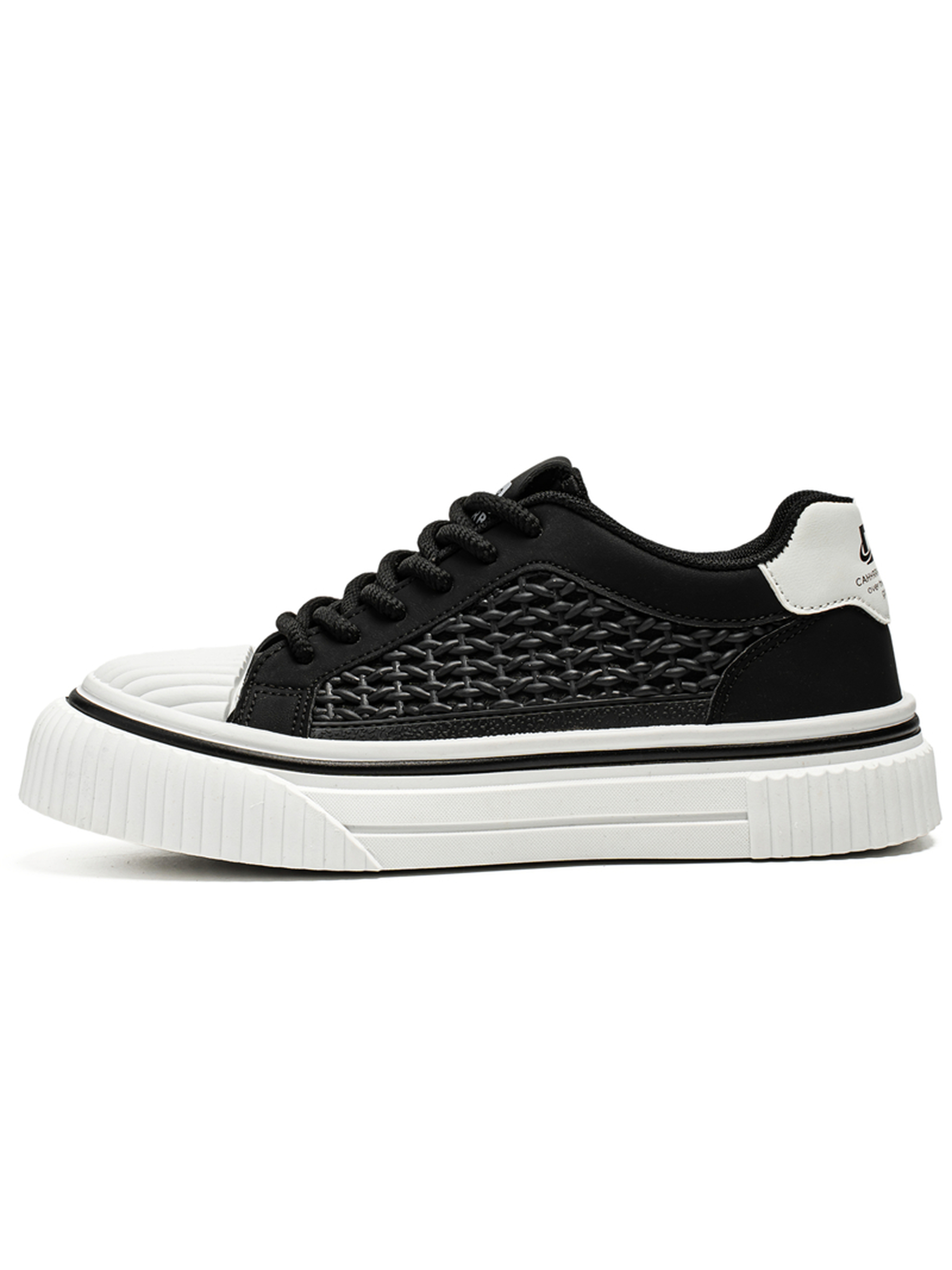 Woven Panel Casual Sneakers