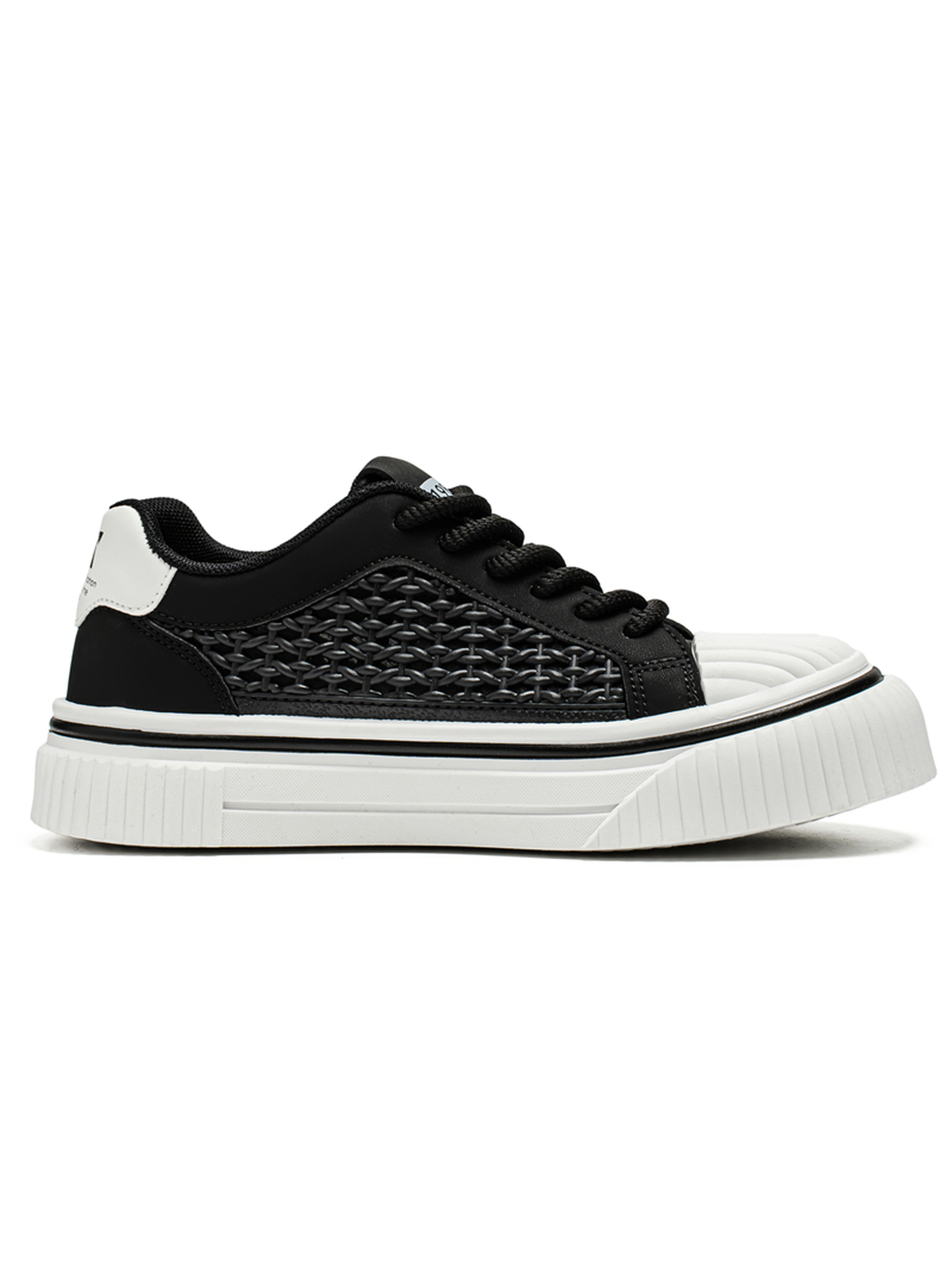 Woven Panel Casual Sneakers