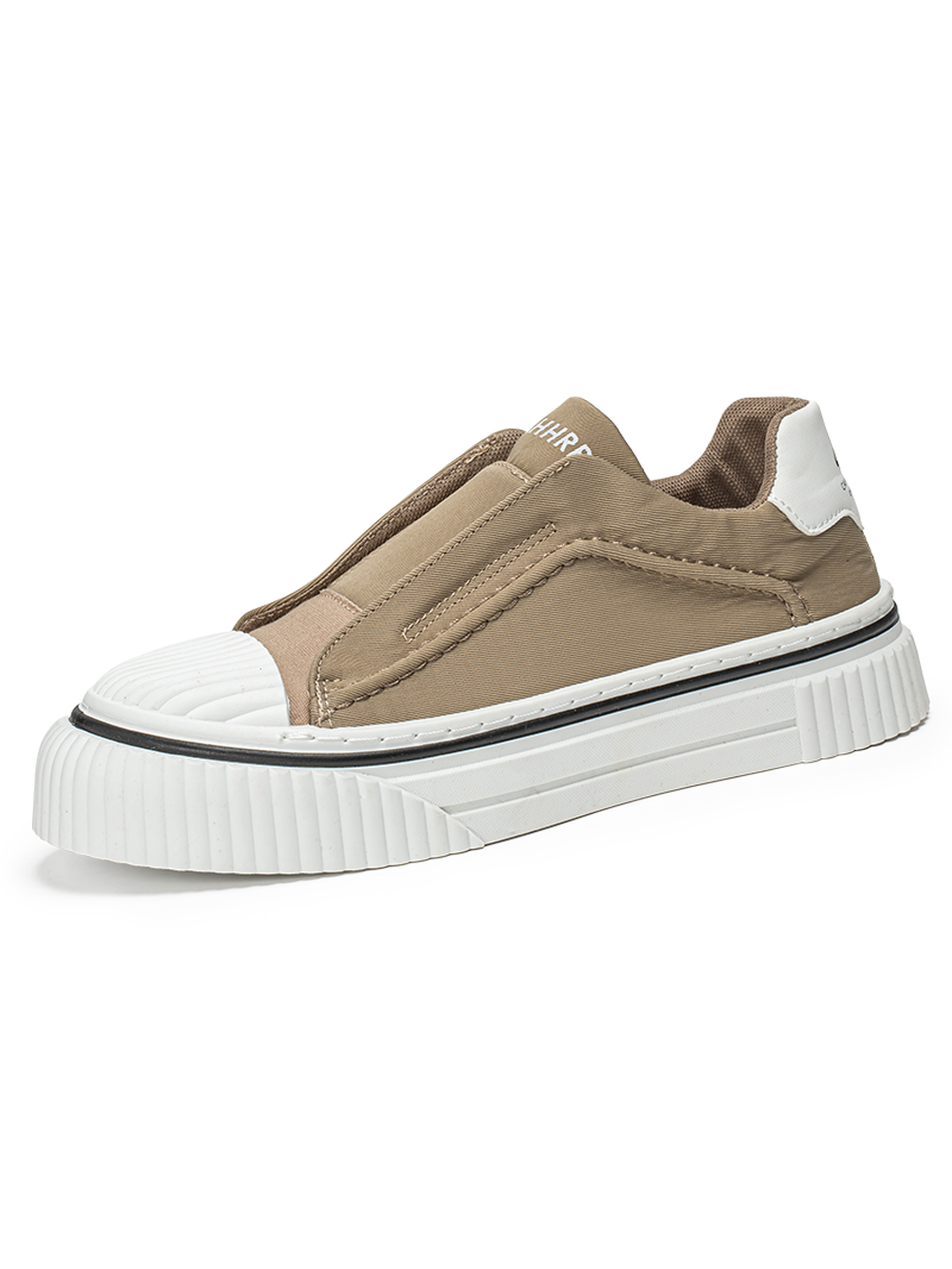 Khaki Slip-On Casual Shoes