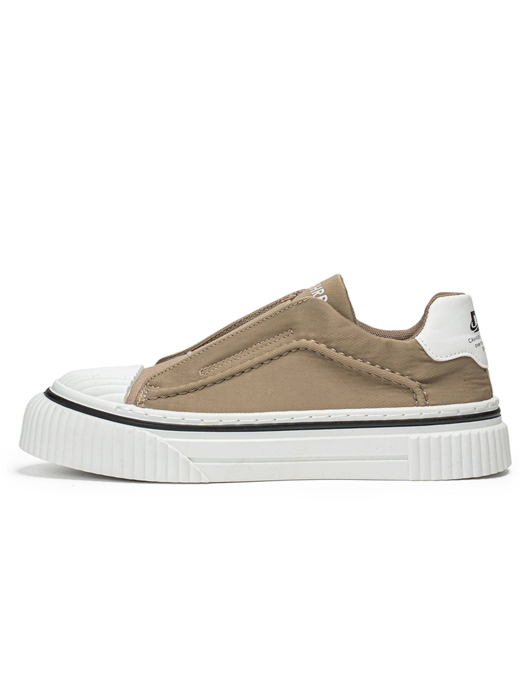 Khaki Slip-On Casual Shoes