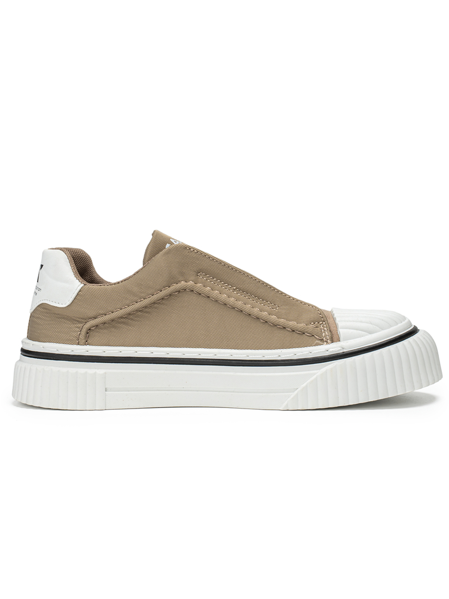 Khaki Slip-On Casual Shoes