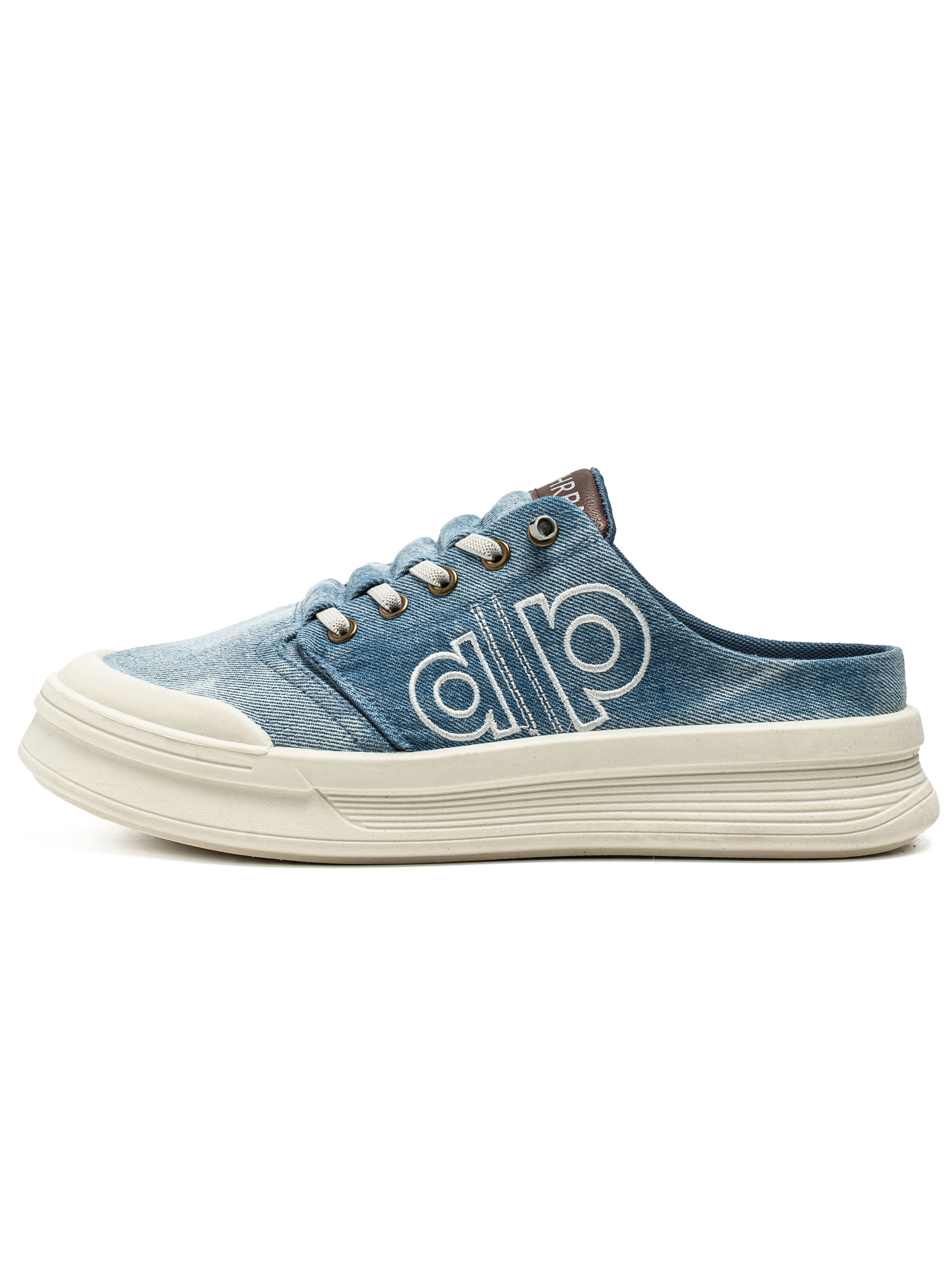 Denim-Look Slip-On Sneakers
