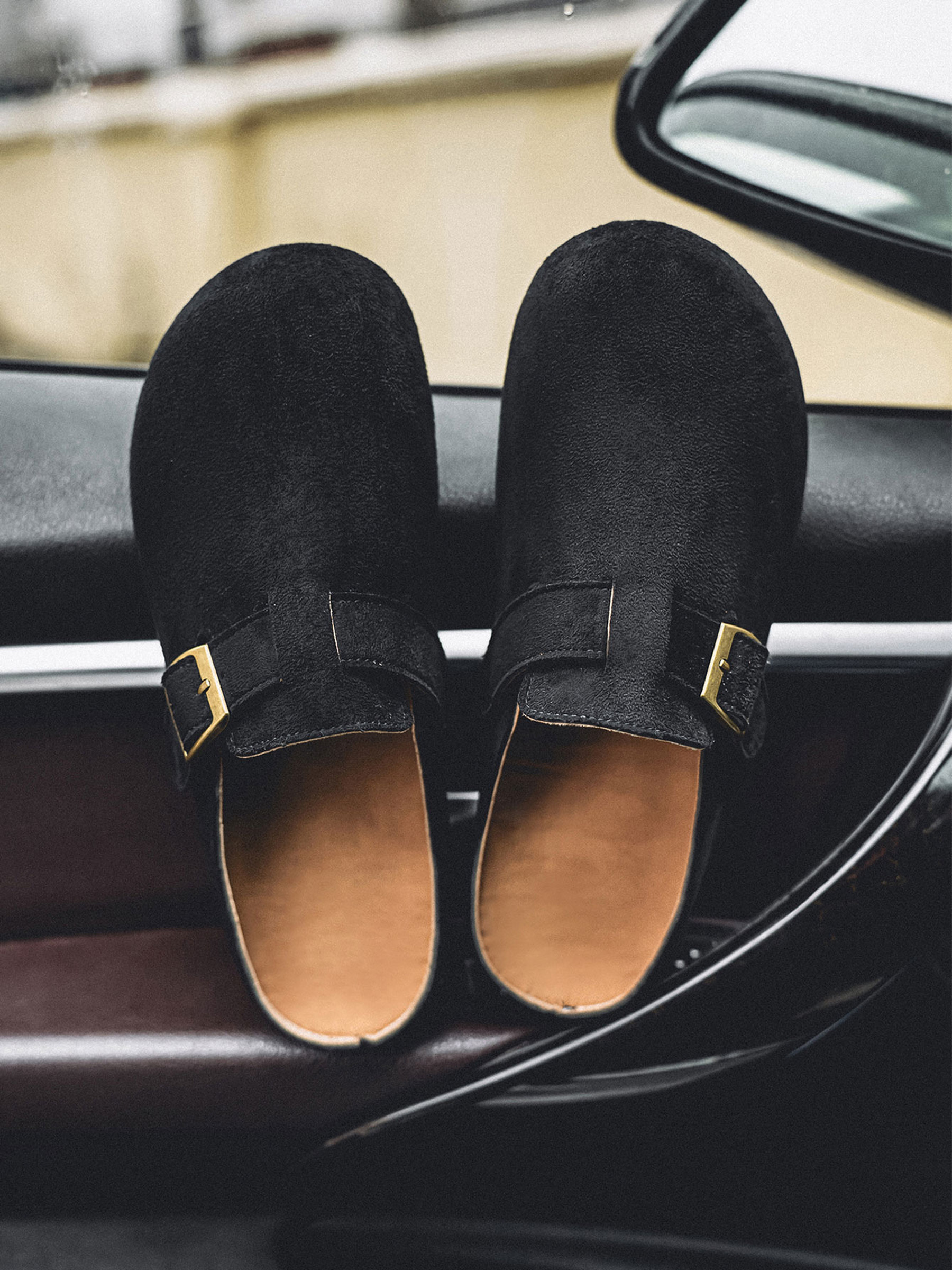Buckle Slip-On Casual Shoes