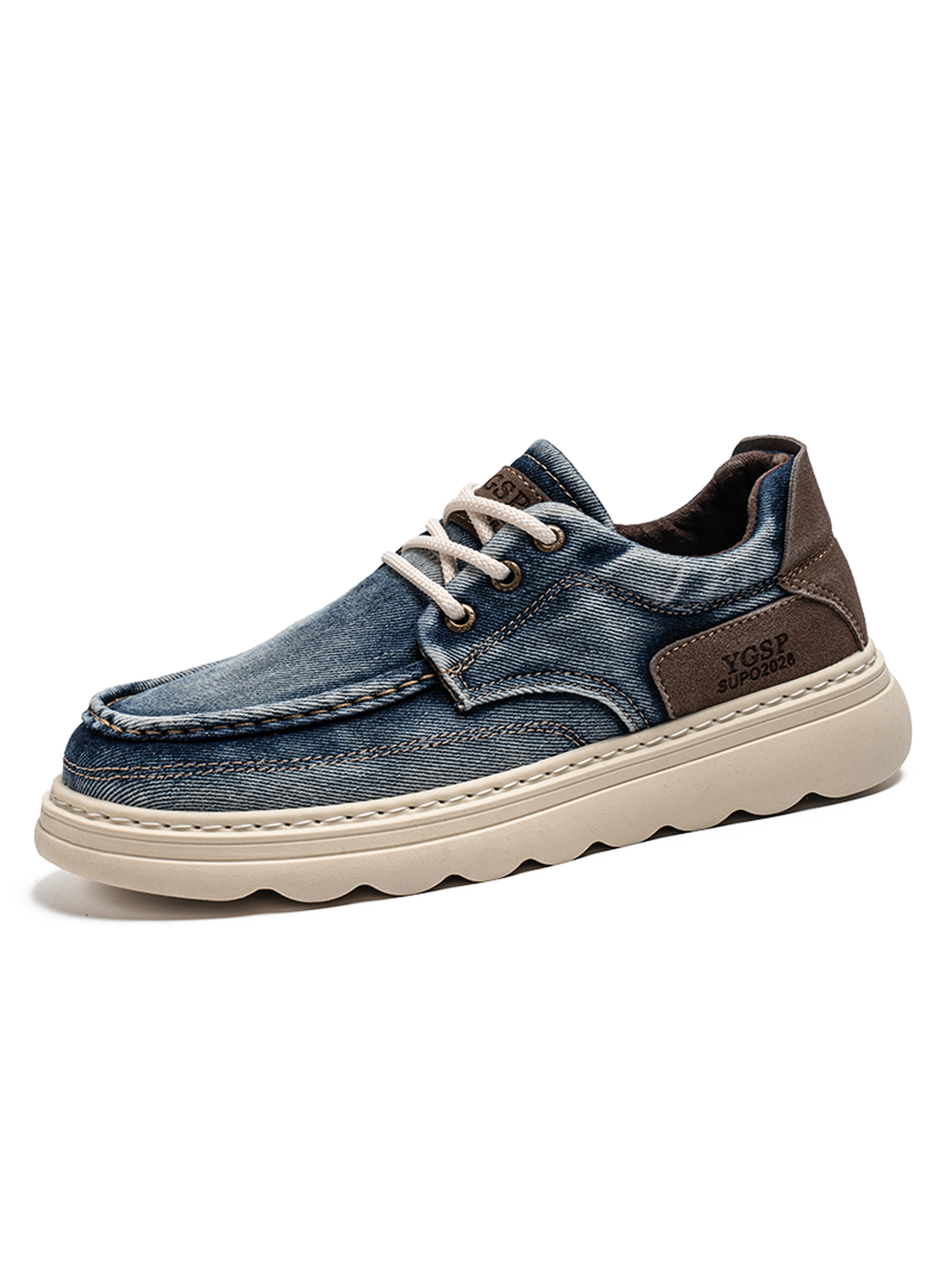 Denim-Look Casual Shoes