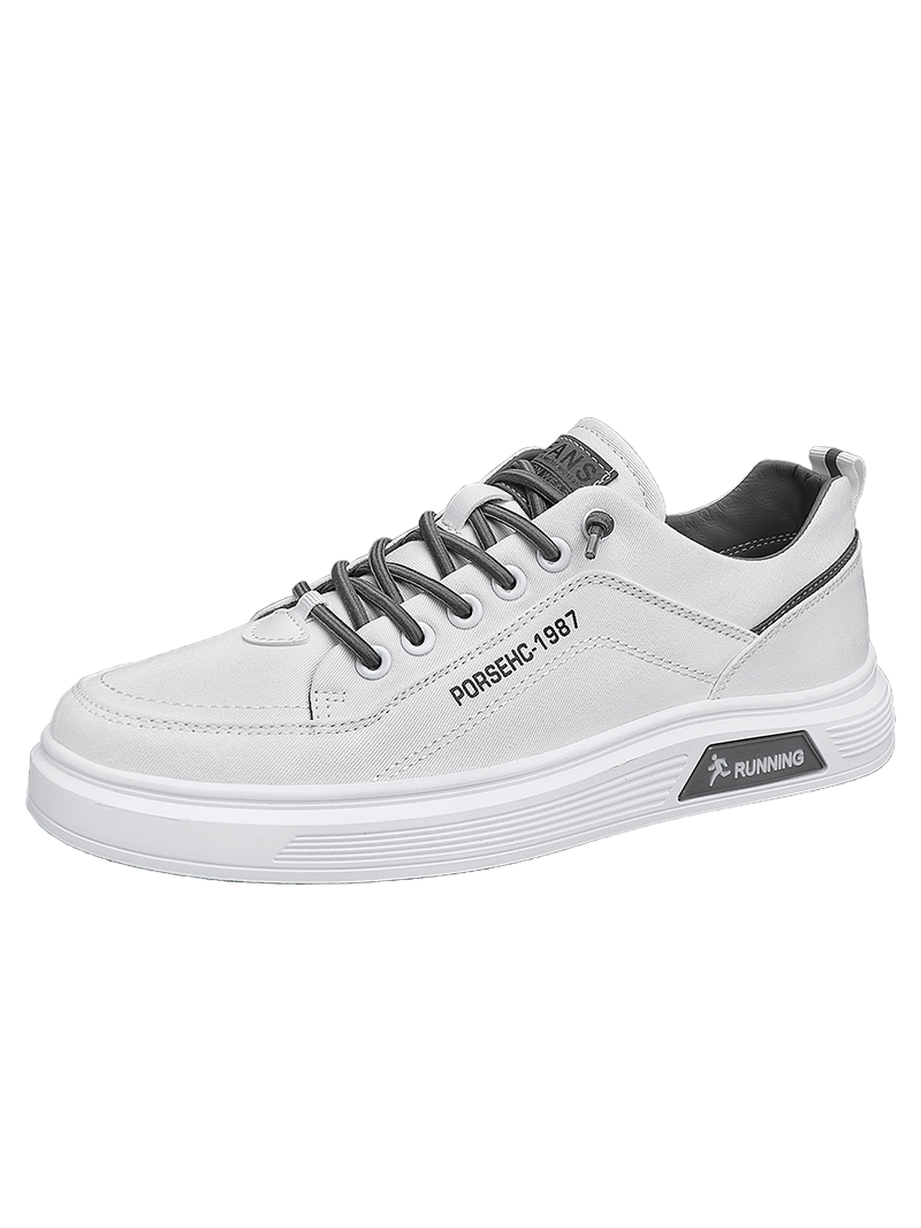 Mens White Casual Sneakers