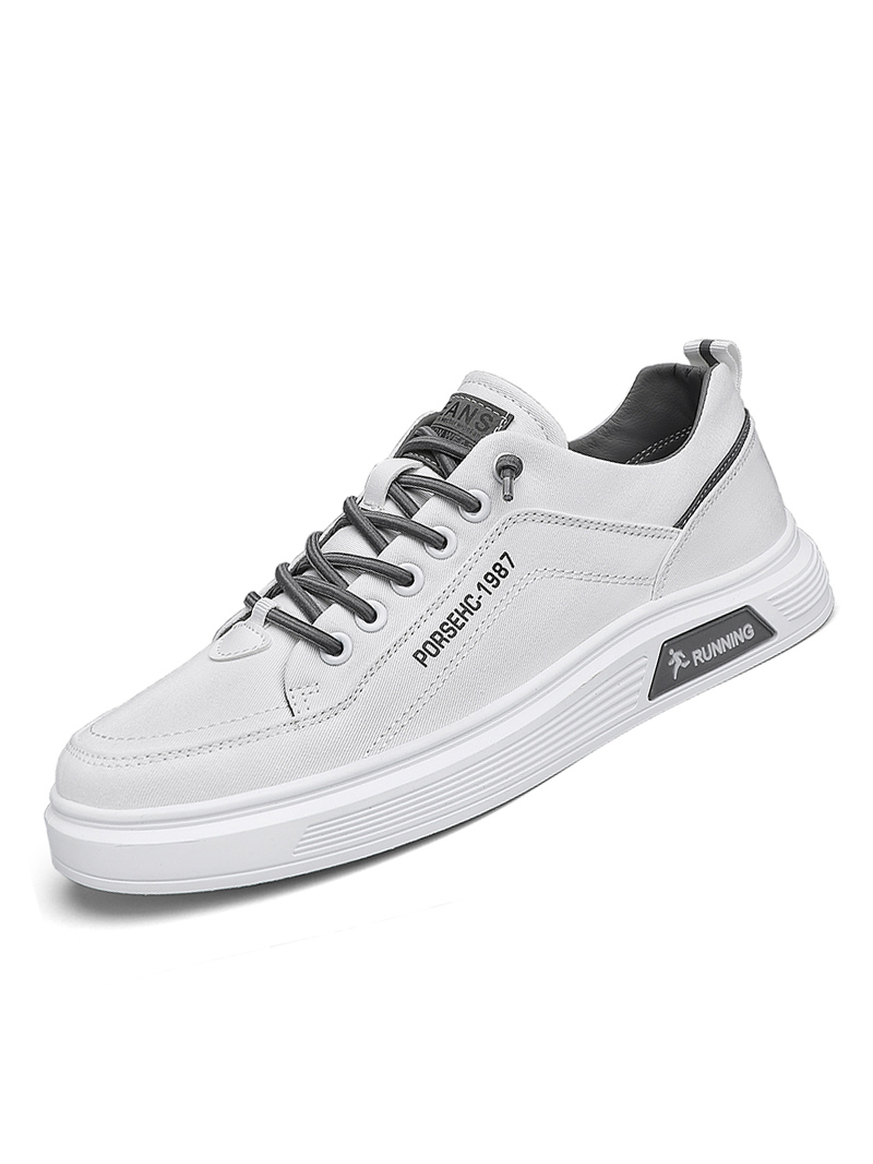 Mens White Casual Sneakers