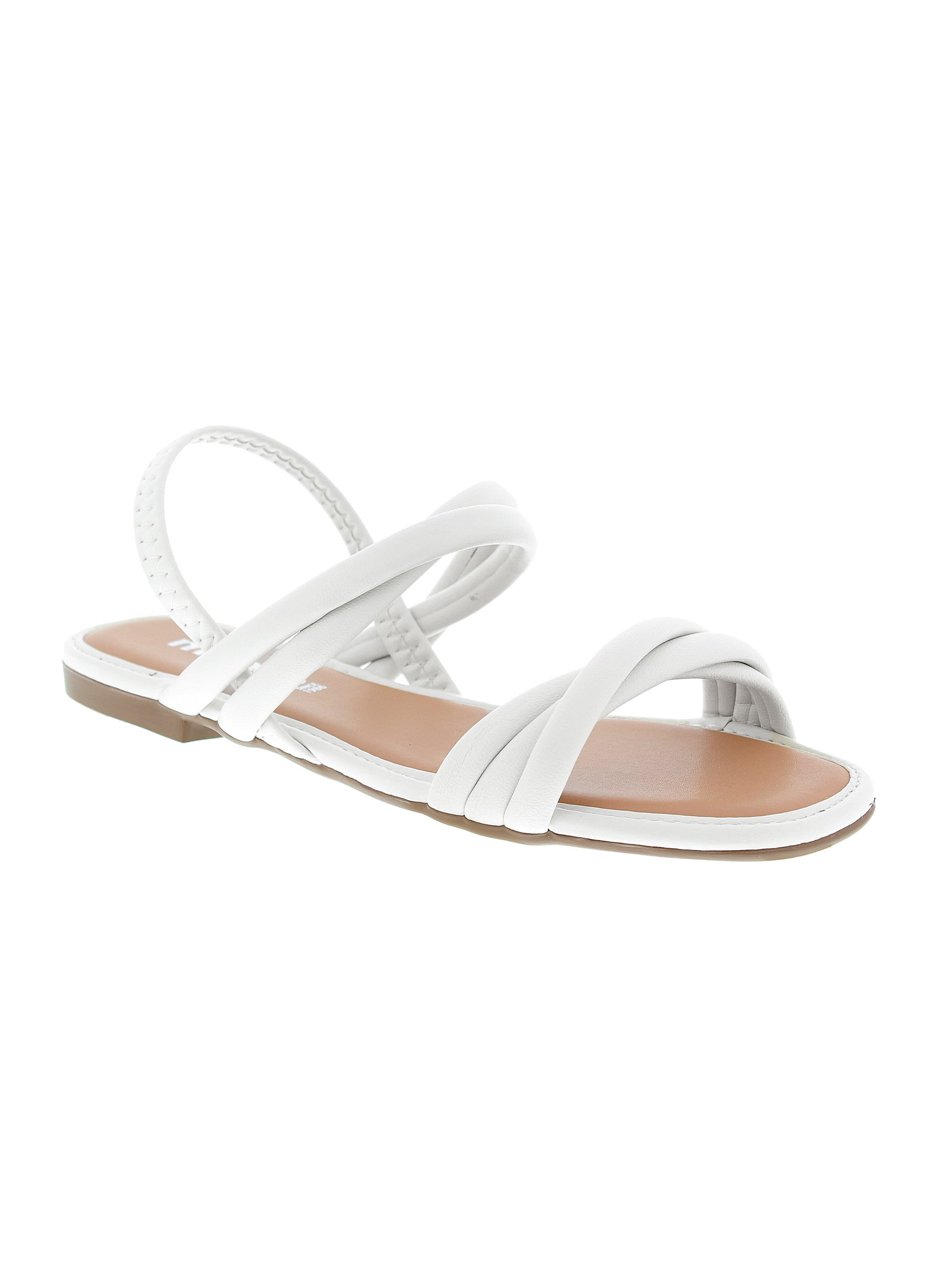 Off-White Slip-On Flat Sandals