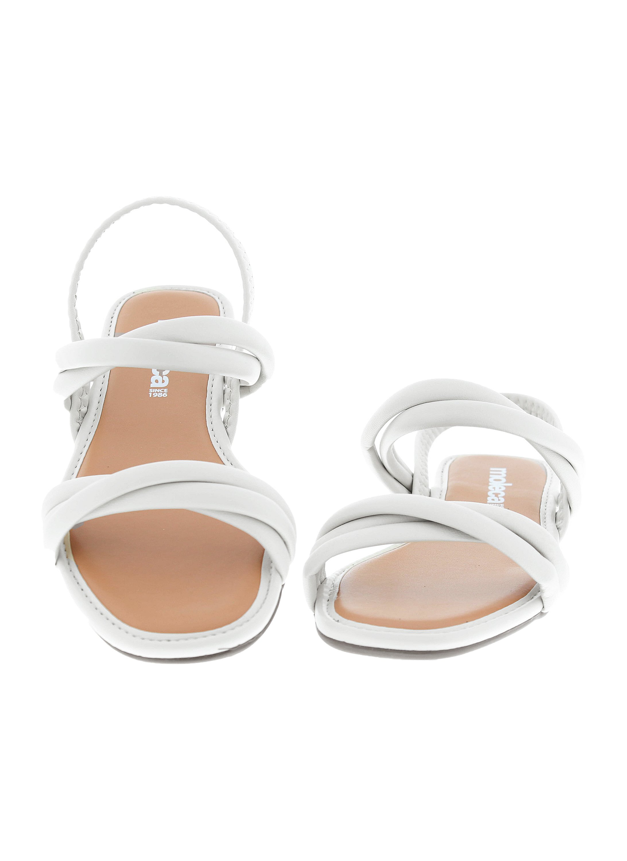 Off-White Slip-On Flat Sandals
