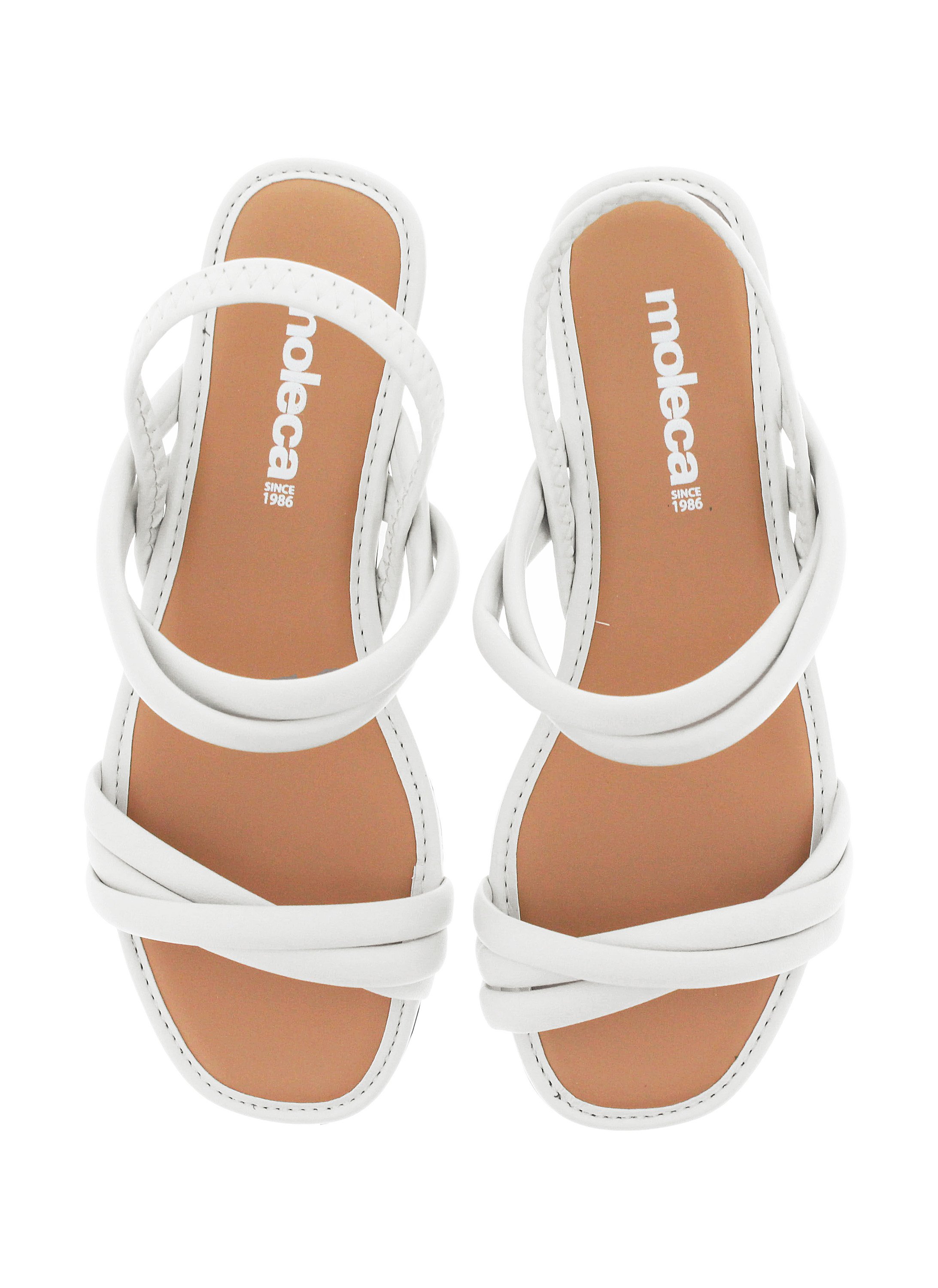 Off-White Slip-On Flat Sandals