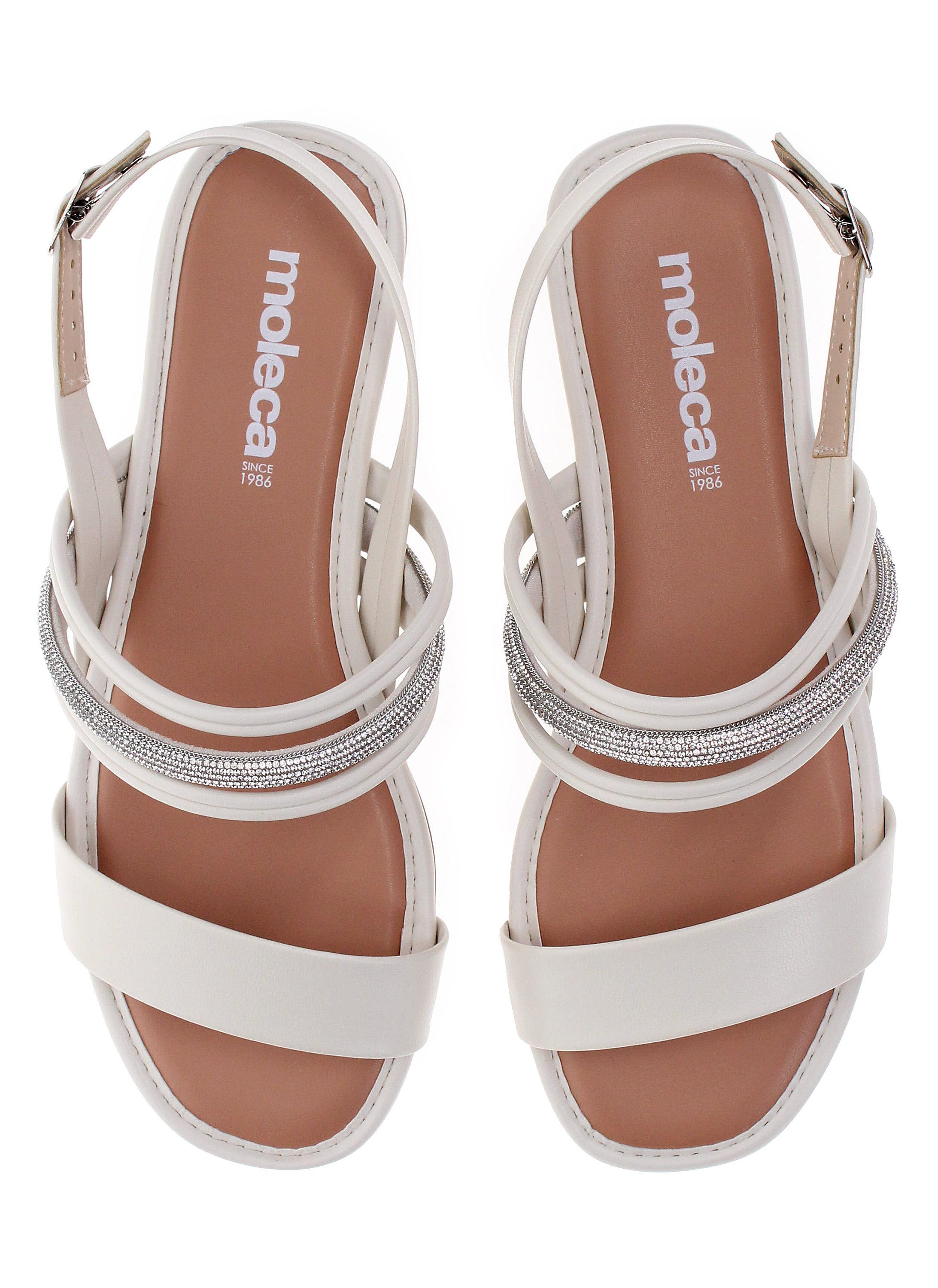 Off-White Flat Sandals
