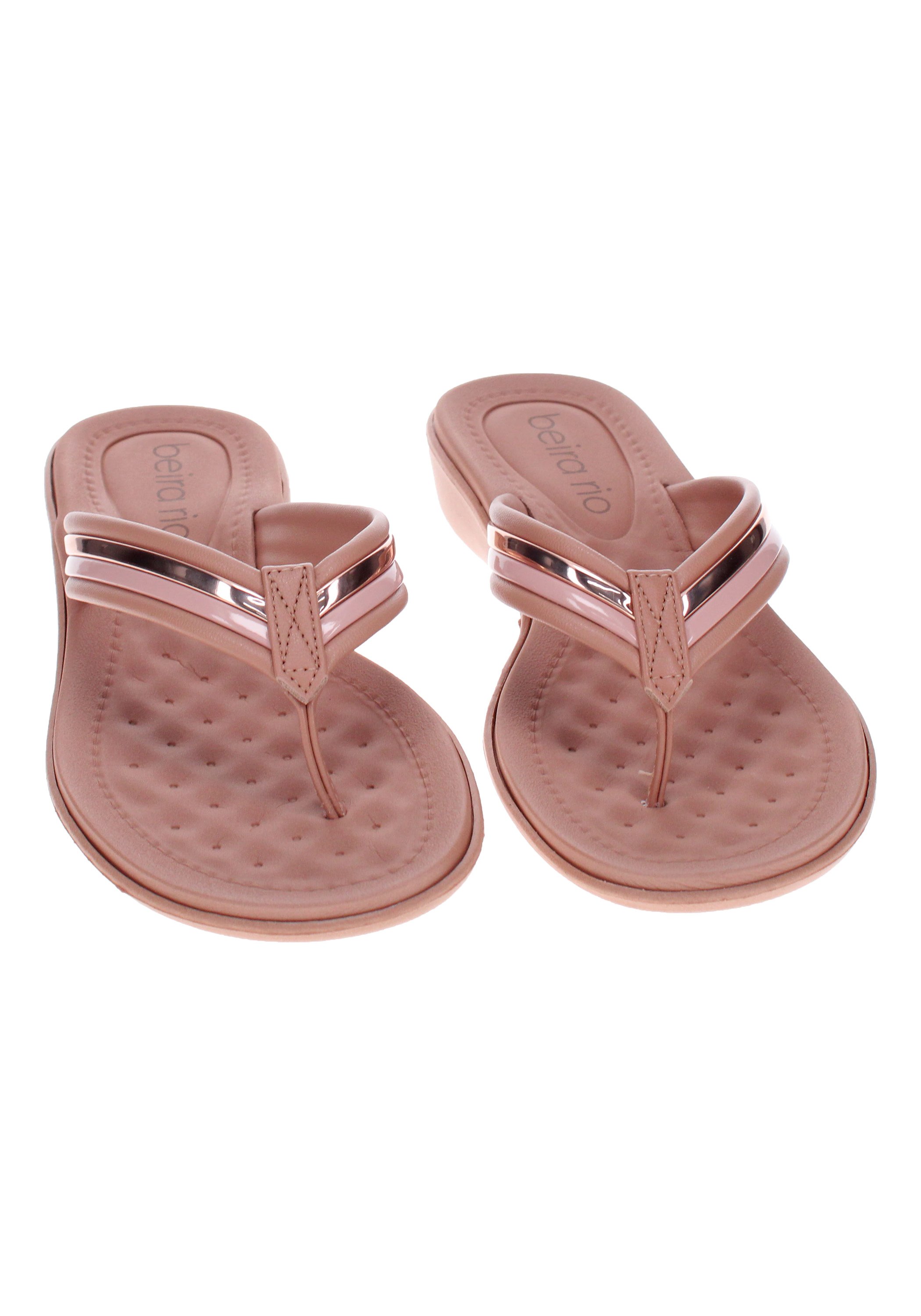 Nude Slip-On Flat Sandals