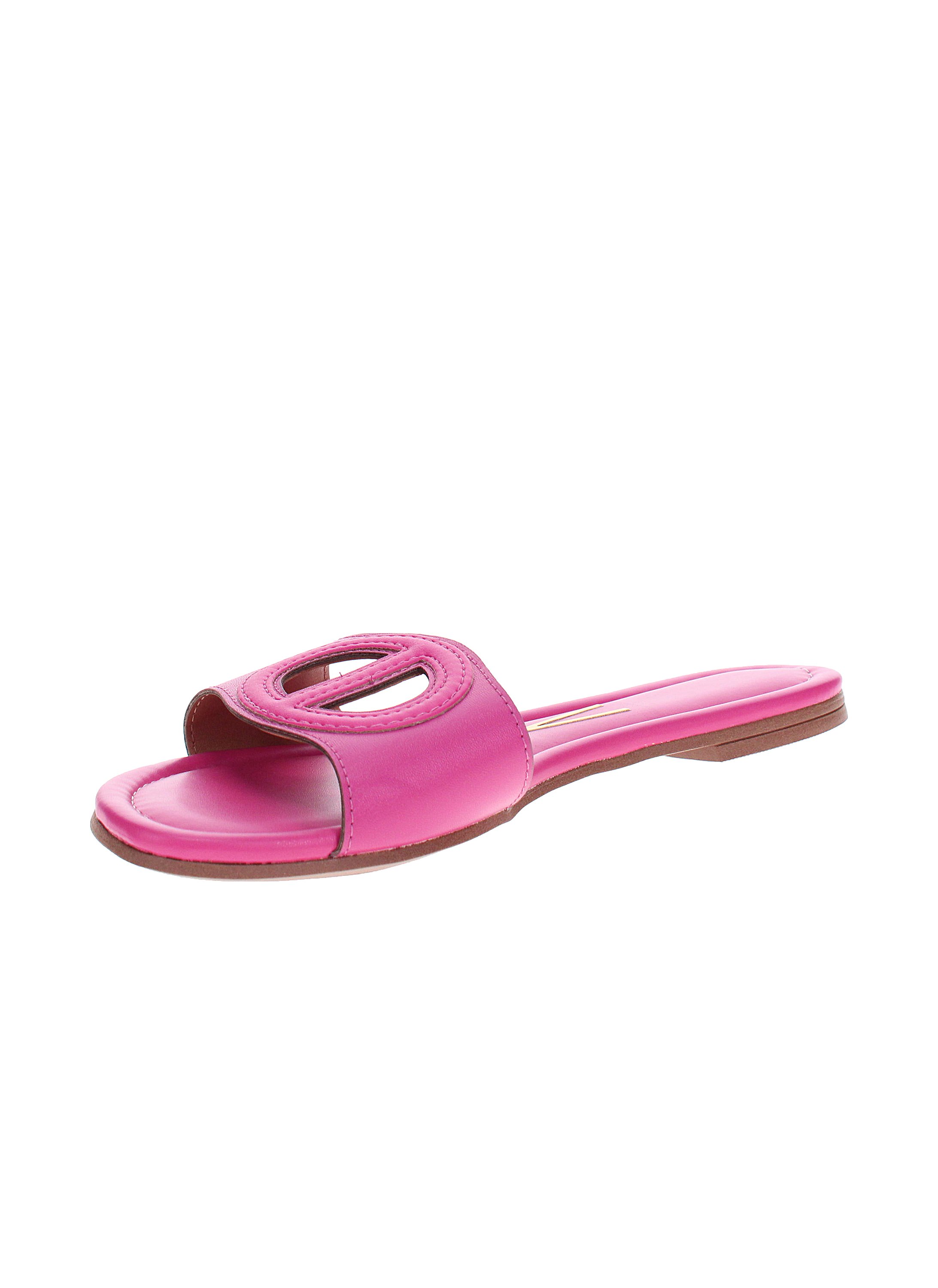 Pink Flat Slip-On Sandals
