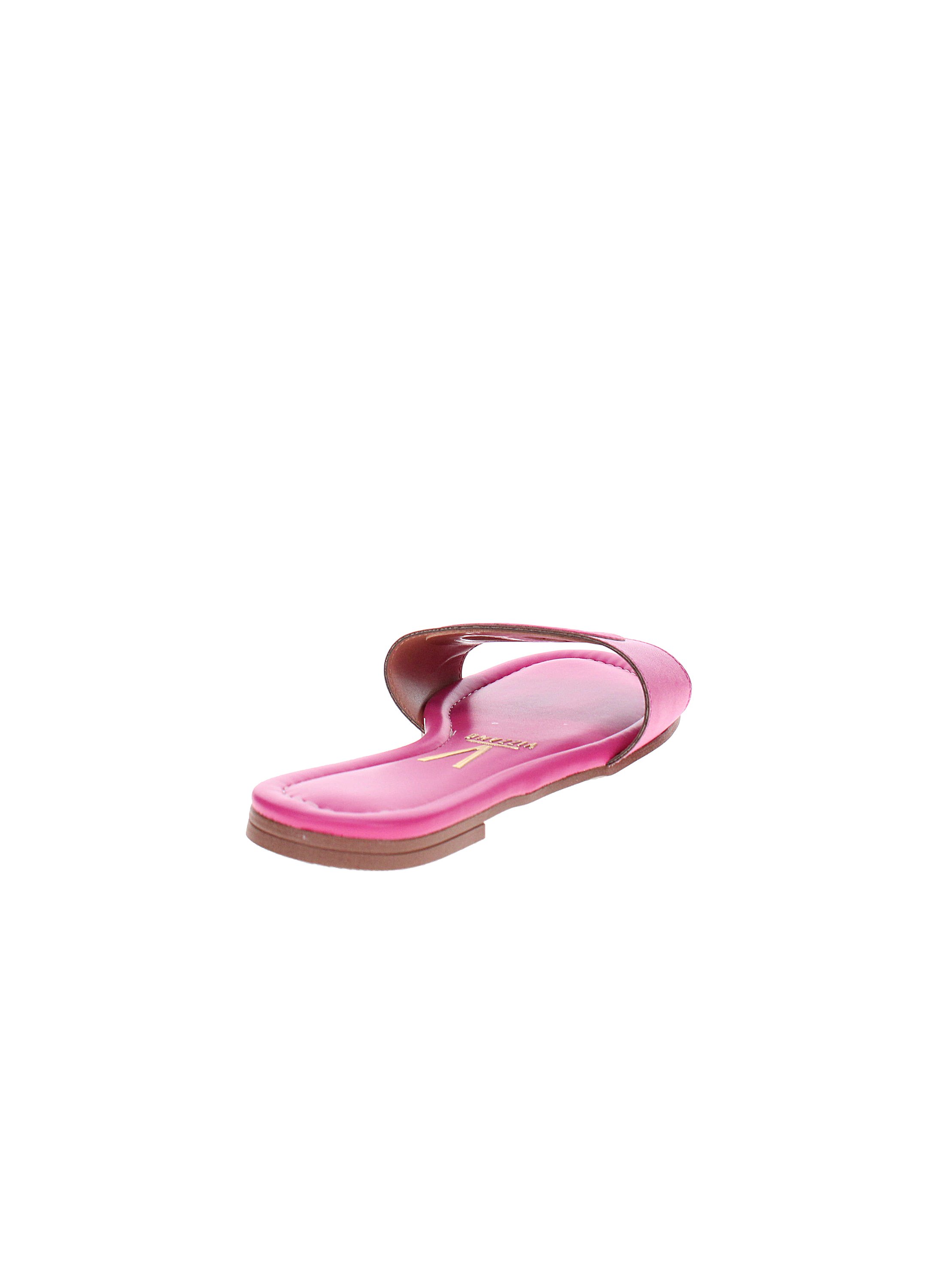 Pink Flat Slip-On Sandals