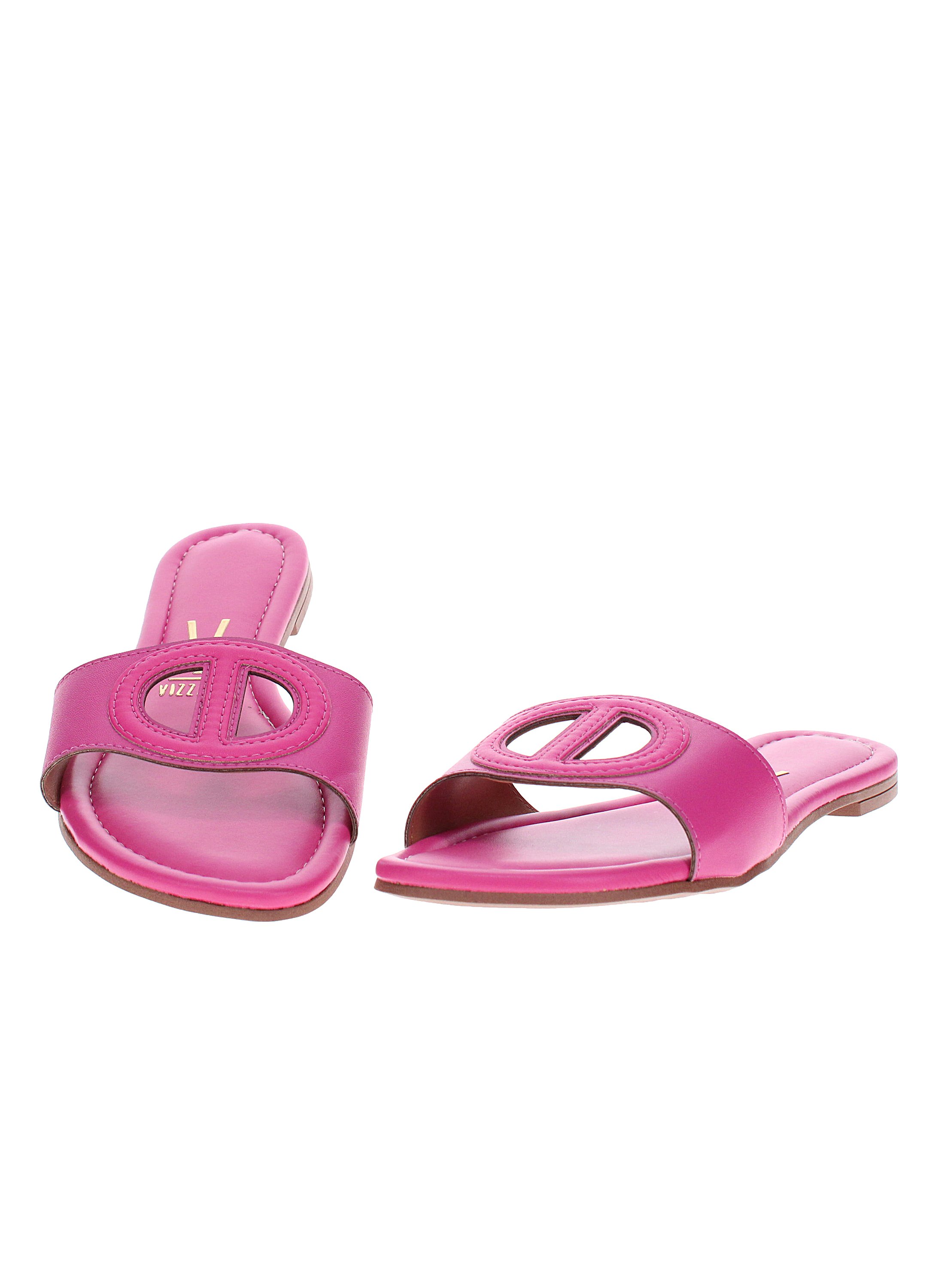 Pink Flat Slip-On Sandals